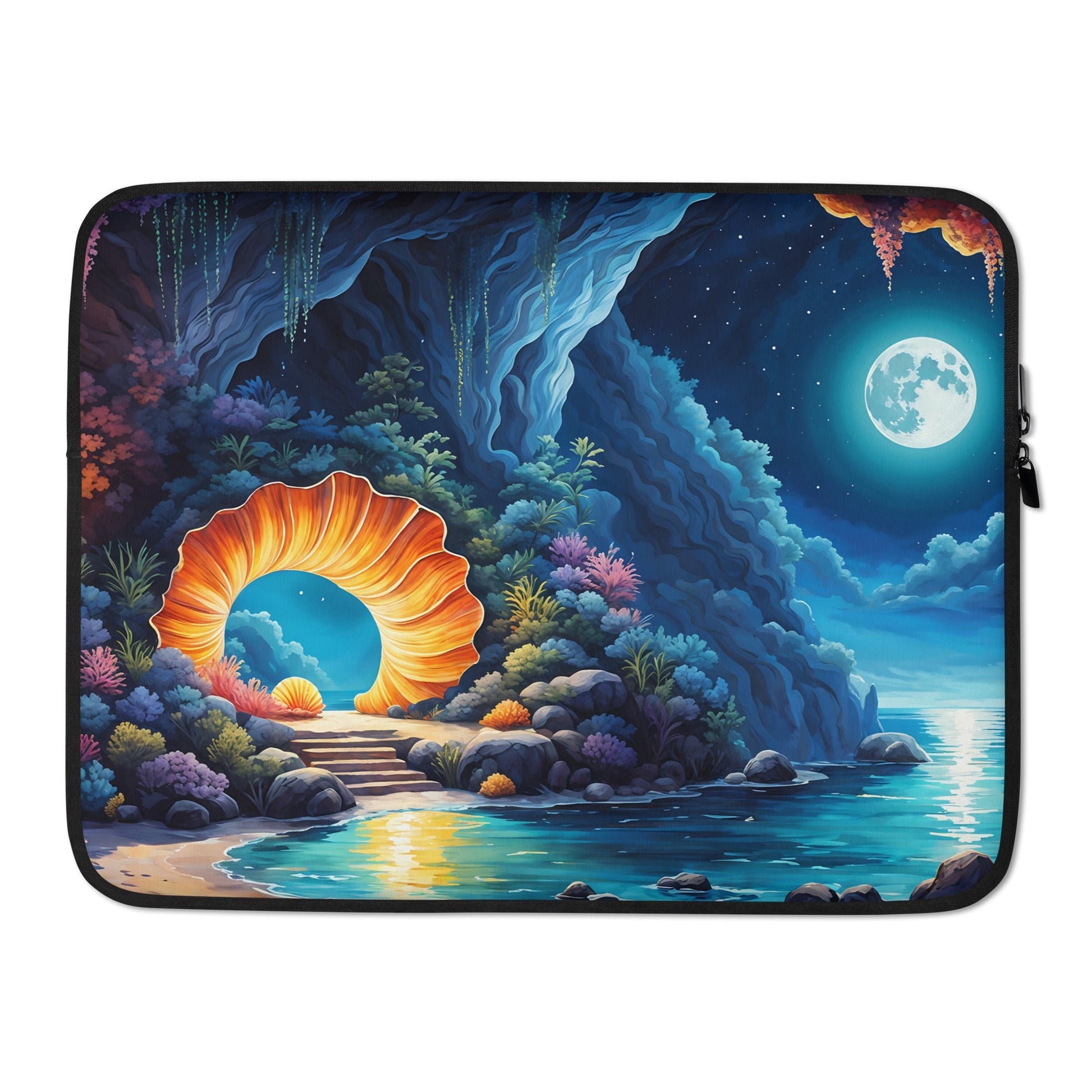 Moonlit Shore Laptop Sleeve - Laptop Cases - Discovery Co.