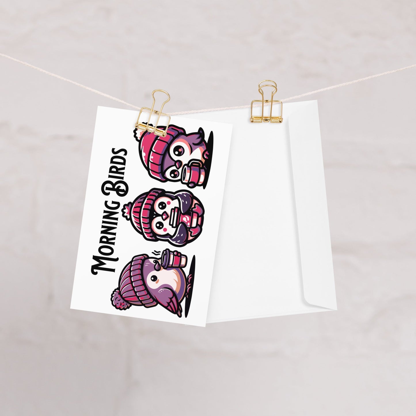 Morning Birds (Purple) Greeting Card - Greeting Card - Discovery Co.