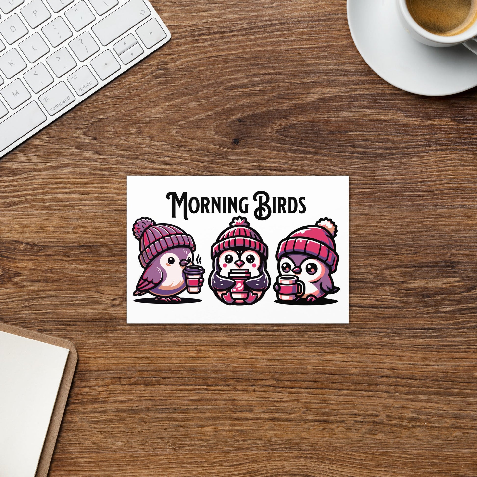 Morning Birds (Purple) Greeting Card - Greeting Card - Discovery Co.