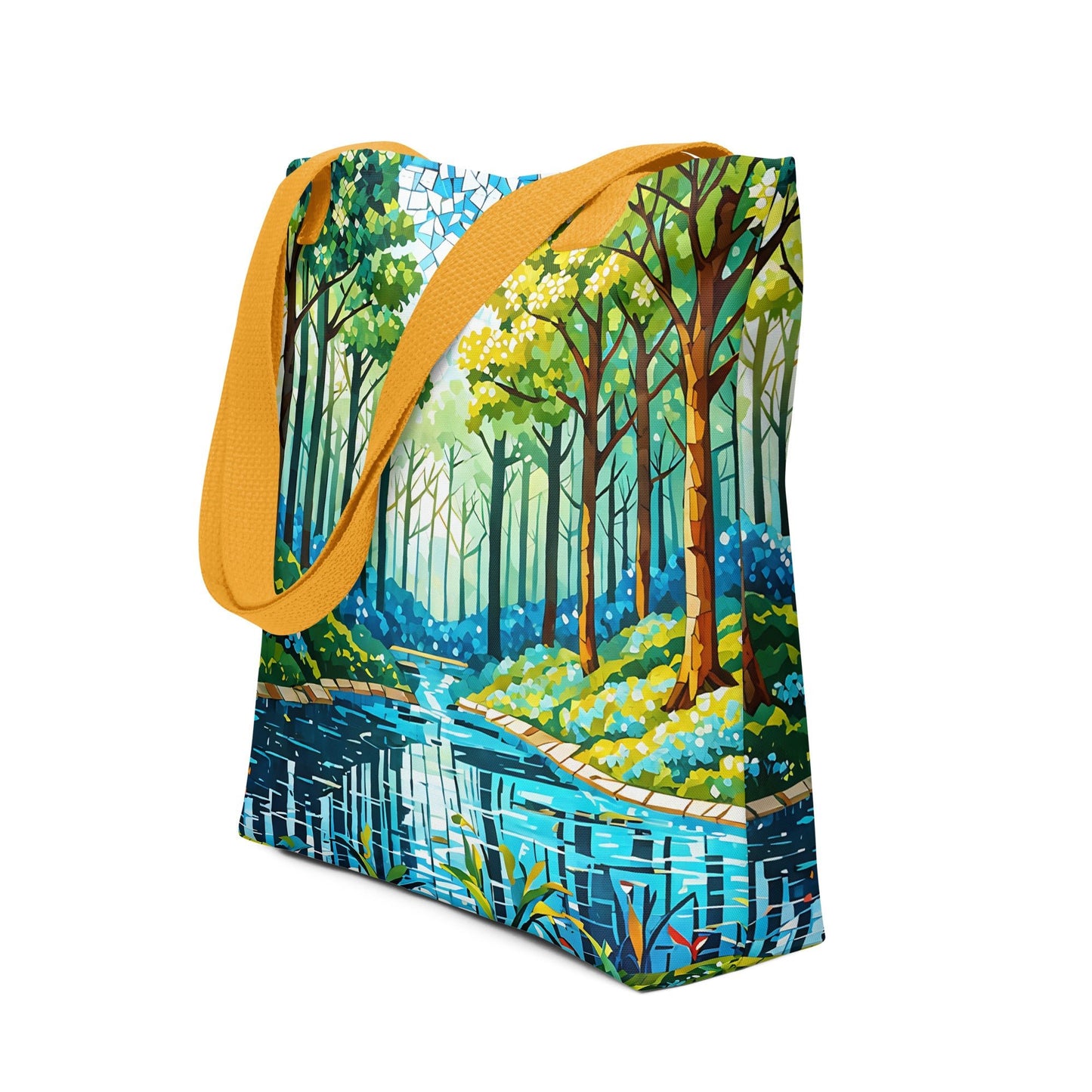 Mosaic Forest Tote Bag - Tote Bags - Discovery Co.
