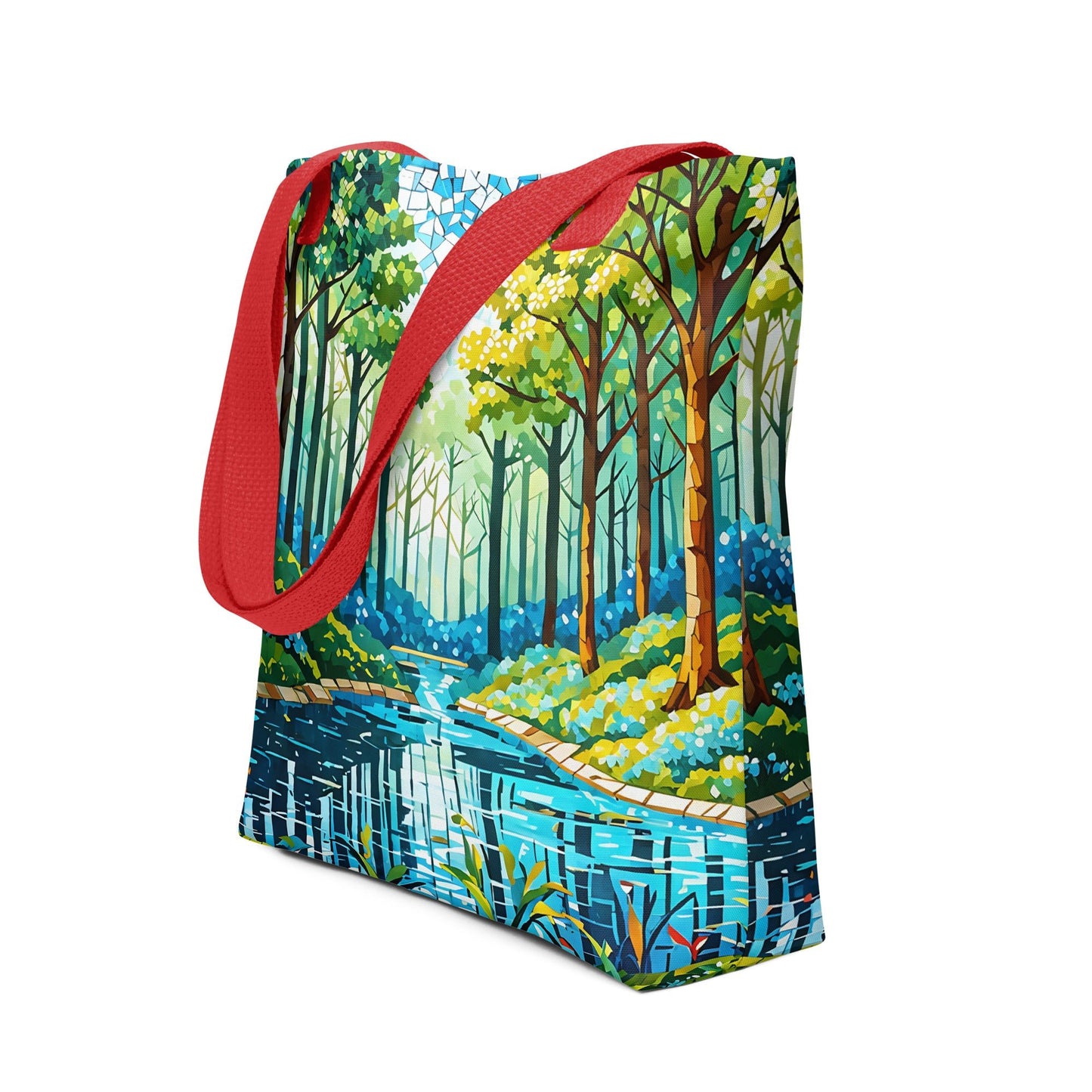 Mosaic Forest Tote Bag - Tote Bags - Discovery Co.