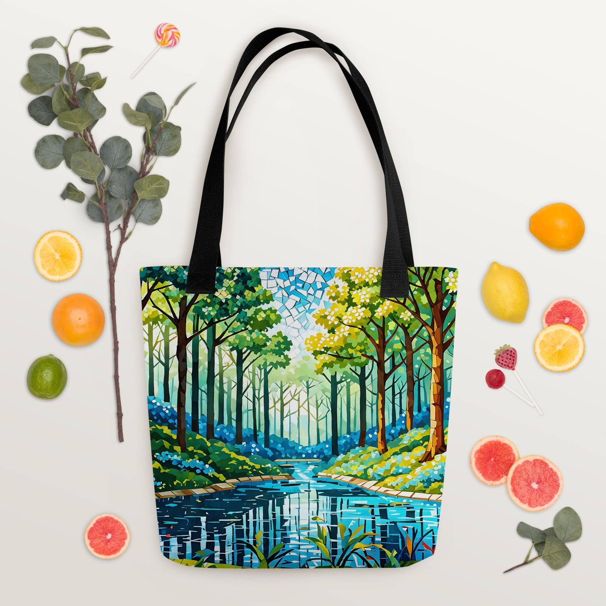 Mosaic Forest Tote Bag - Tote Bags - Discovery Co.