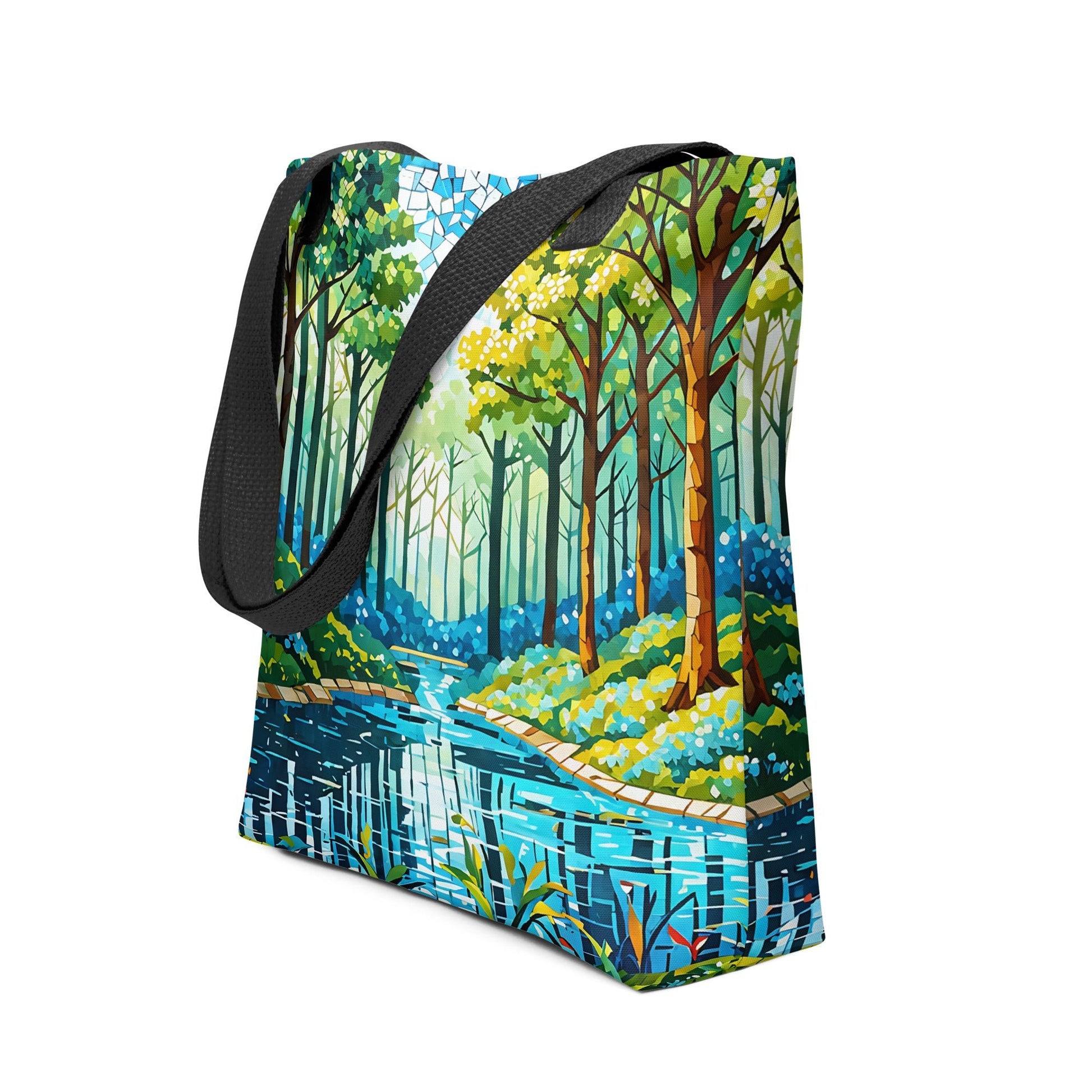 Mosaic Forest Tote Bag - Tote Bags - Discovery Co.