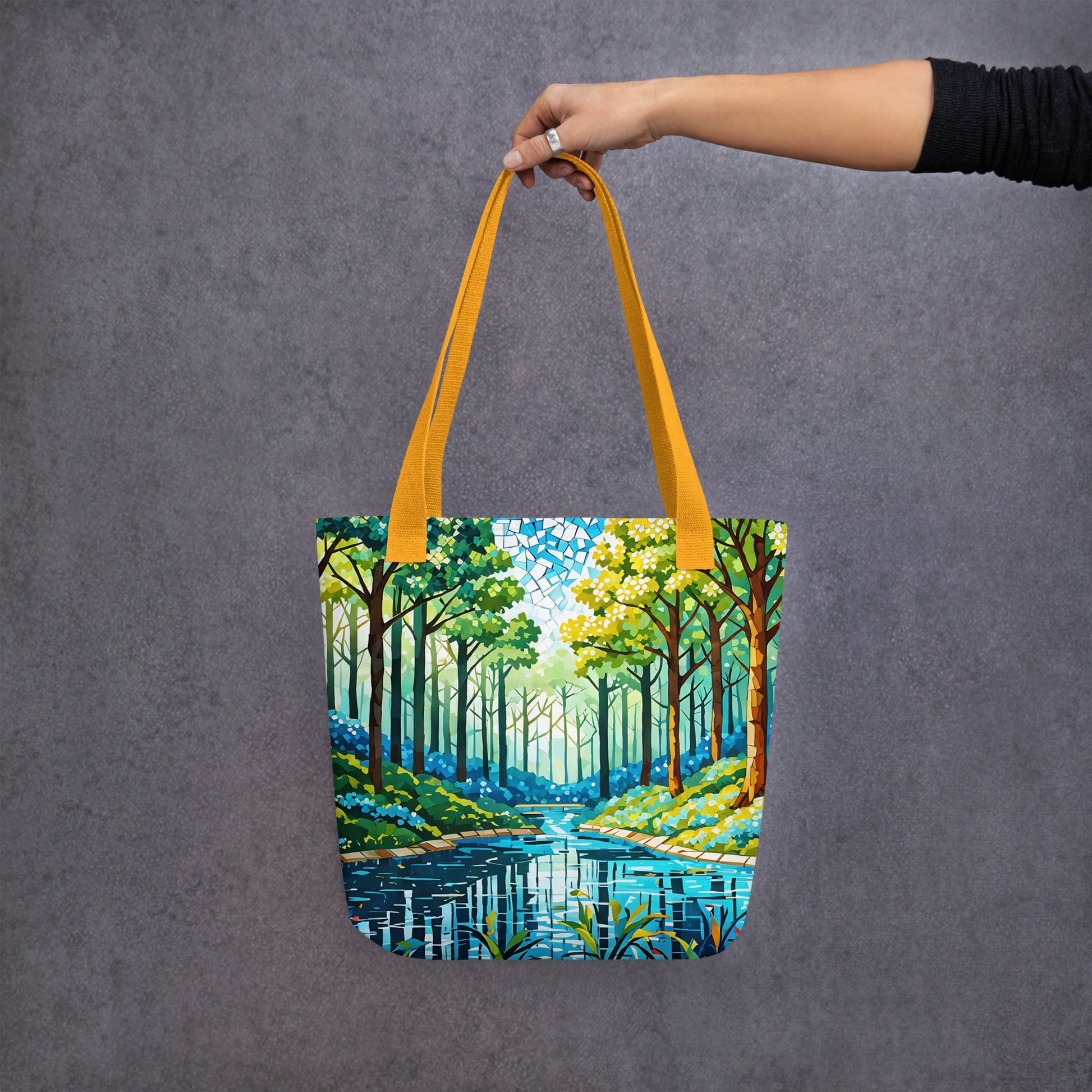 Mosaic Forest Tote Bag - Tote Bags - Discovery Co.