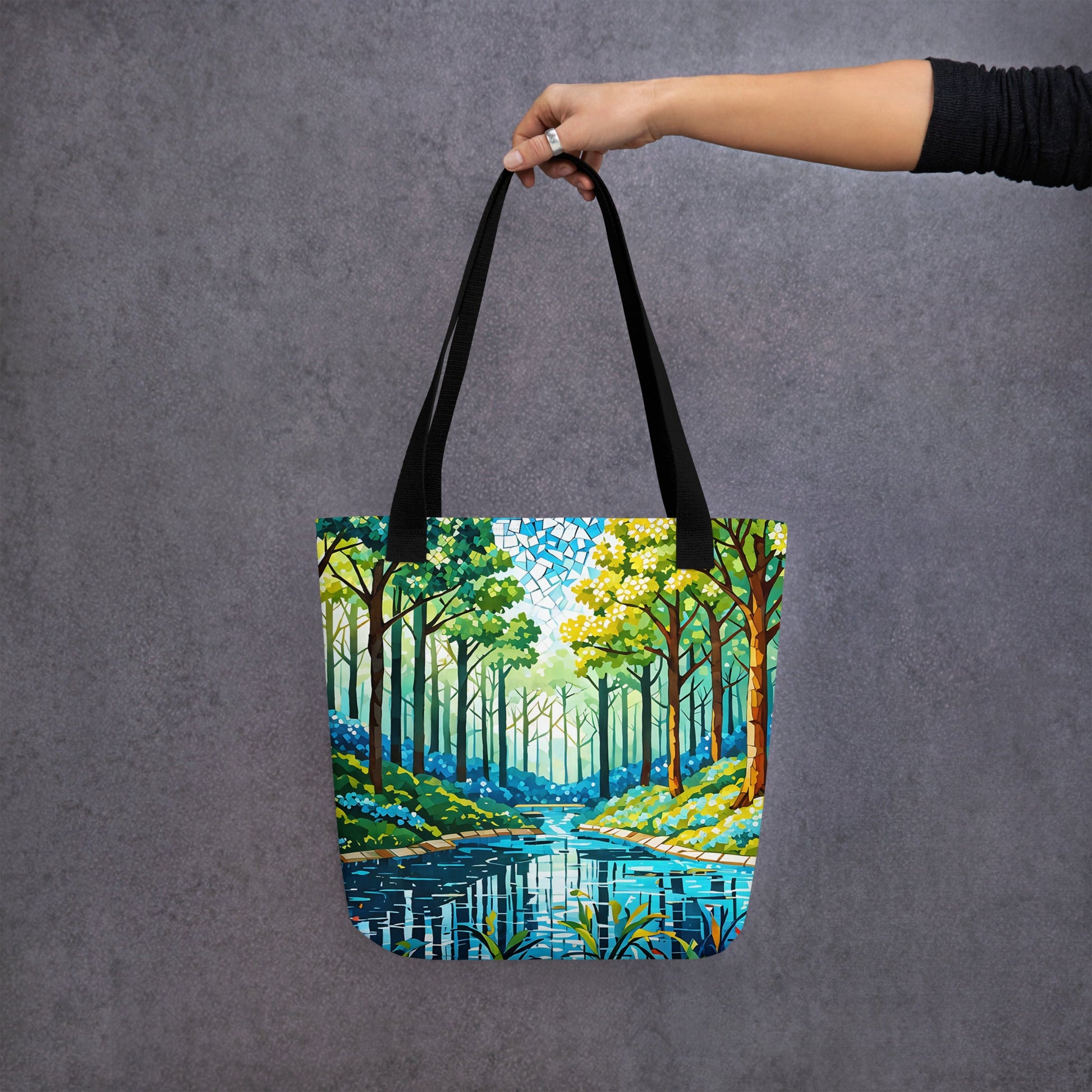 Mosaic Forest Tote Bag - Tote Bags - Discovery Co.