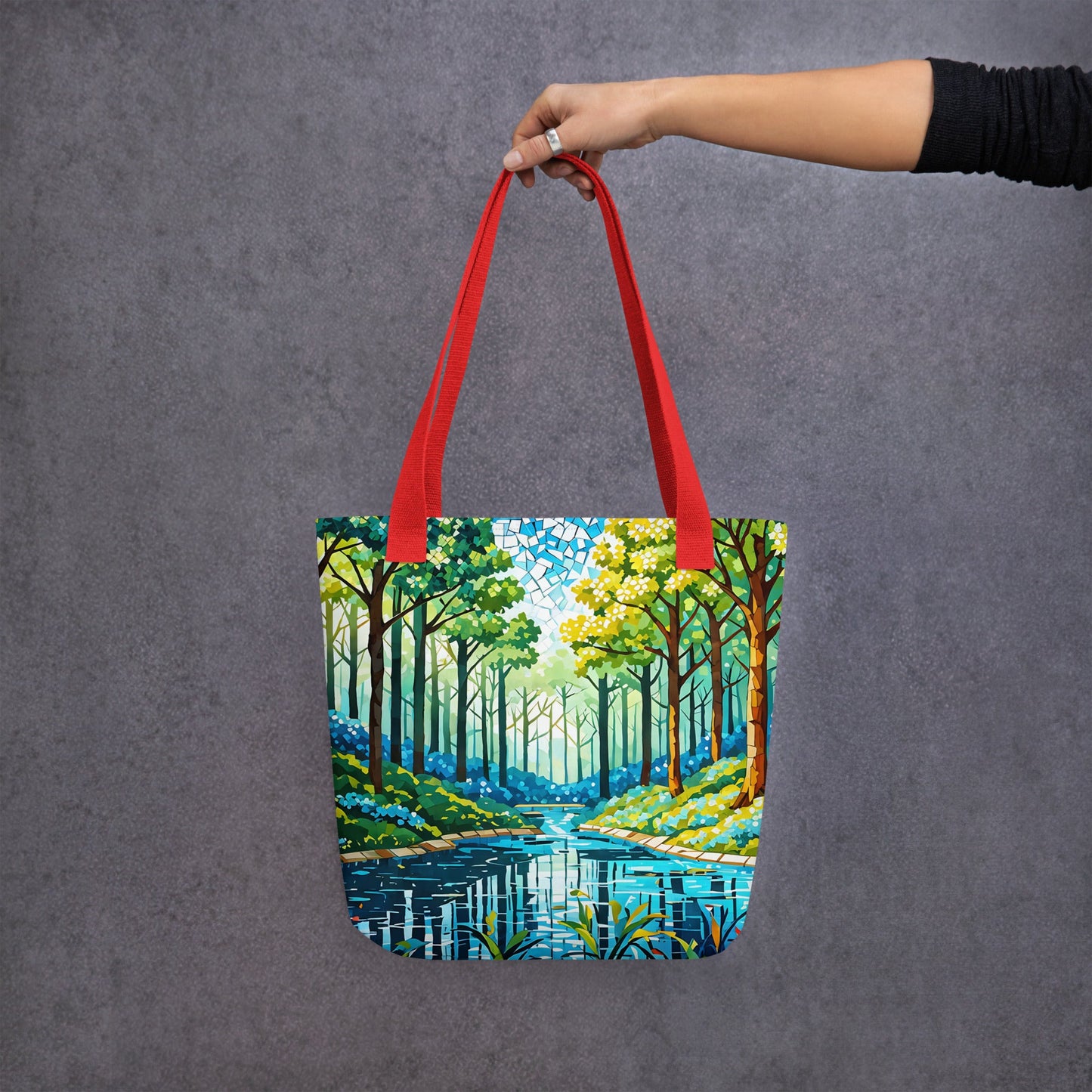 Mosaic Forest Tote Bag - Tote Bags - Discovery Co.