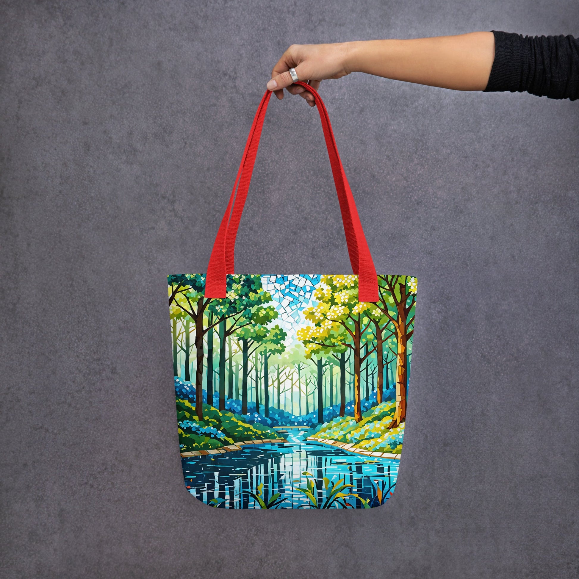 Mosaic Forest Tote Bag - Tote Bags - Discovery Co.