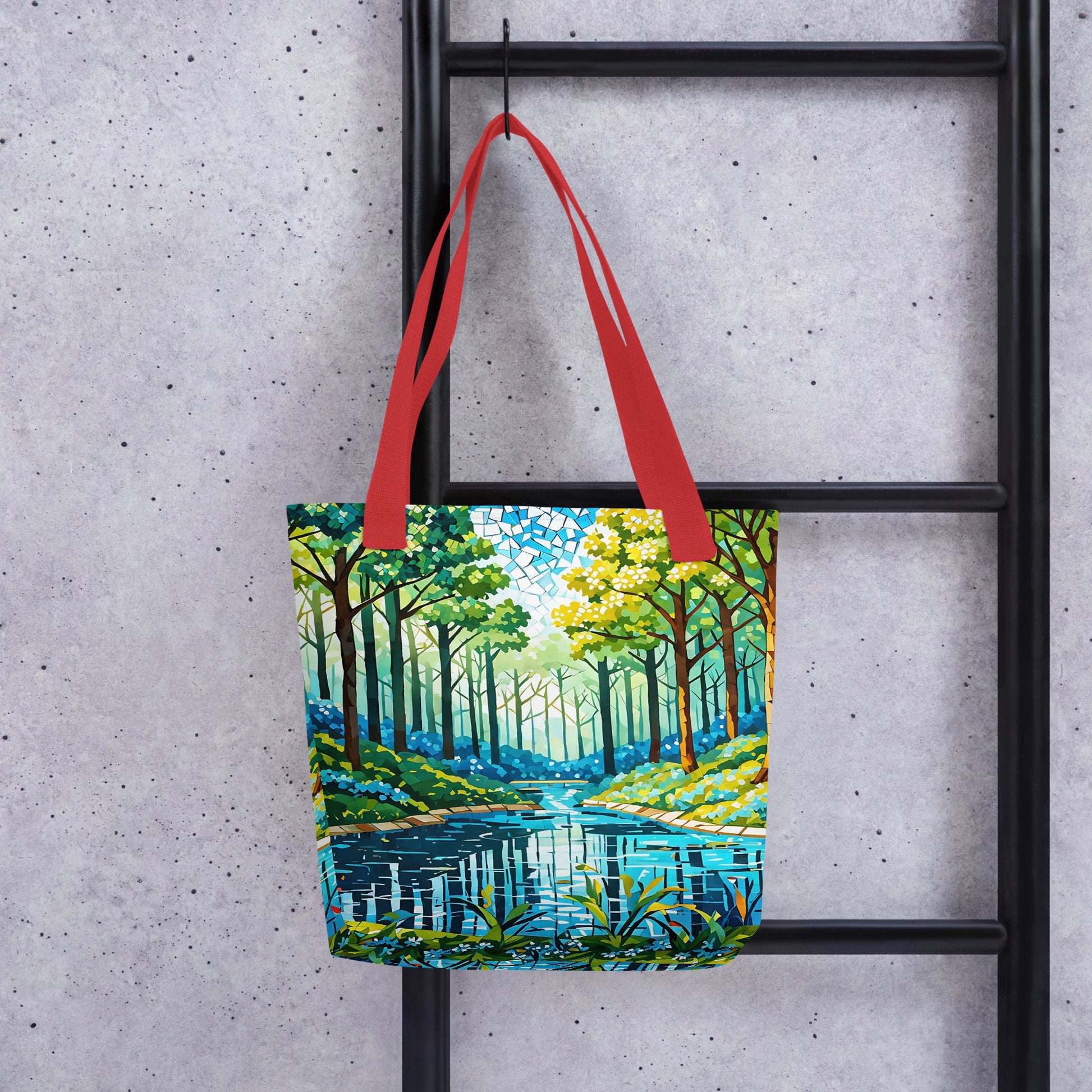 Mosaic Forest Tote Bag - Tote Bags - Discovery Co.