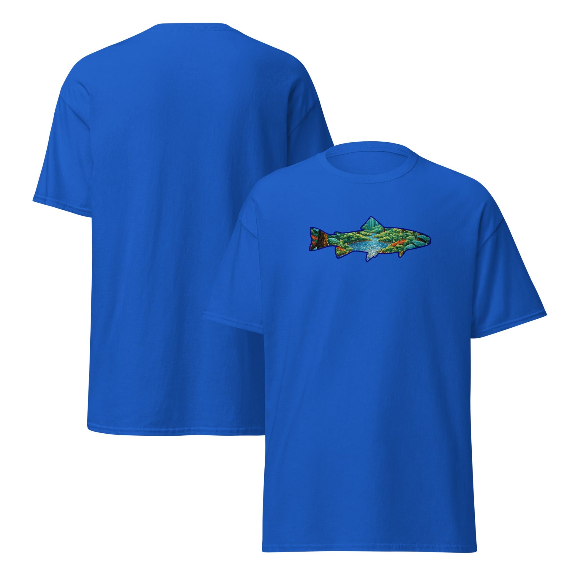 Mosaic Forest Trout Women's (Unisex) Classic Tee - Women's Shirts - Discovery Co.