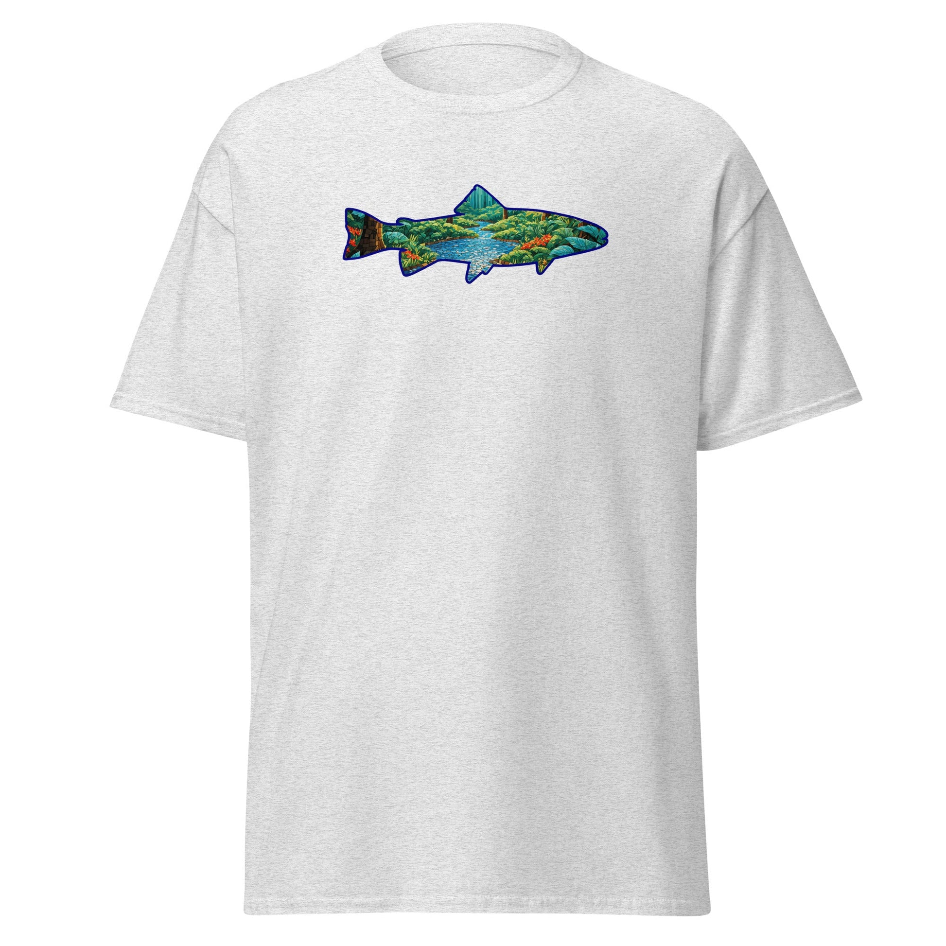 Mosaic Forest Trout Women's (Unisex) Classic Tee - Women's Shirts - Discovery Co.