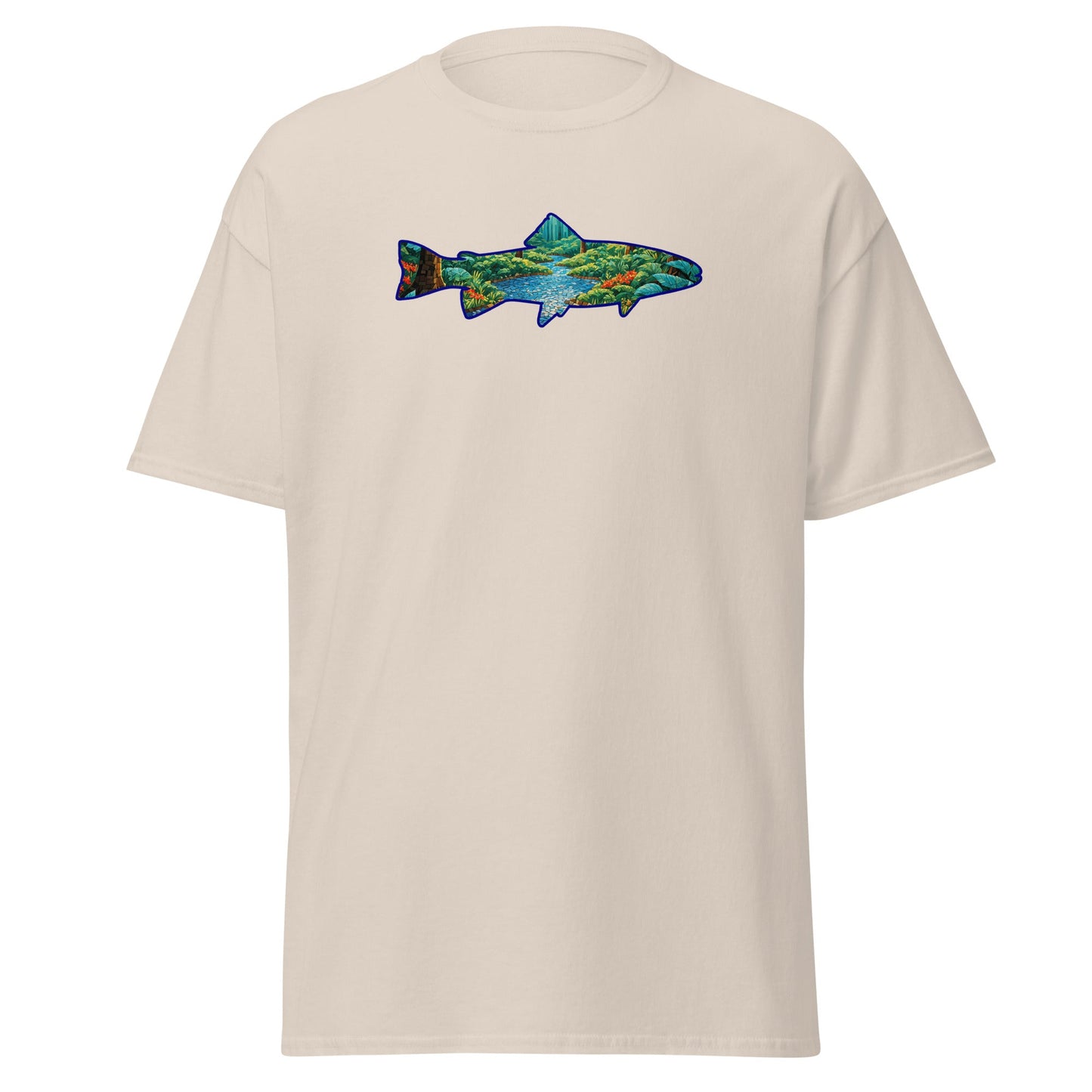 Mosaic Forest Trout Women's (Unisex) Classic Tee - Women's Shirts - Discovery Co.