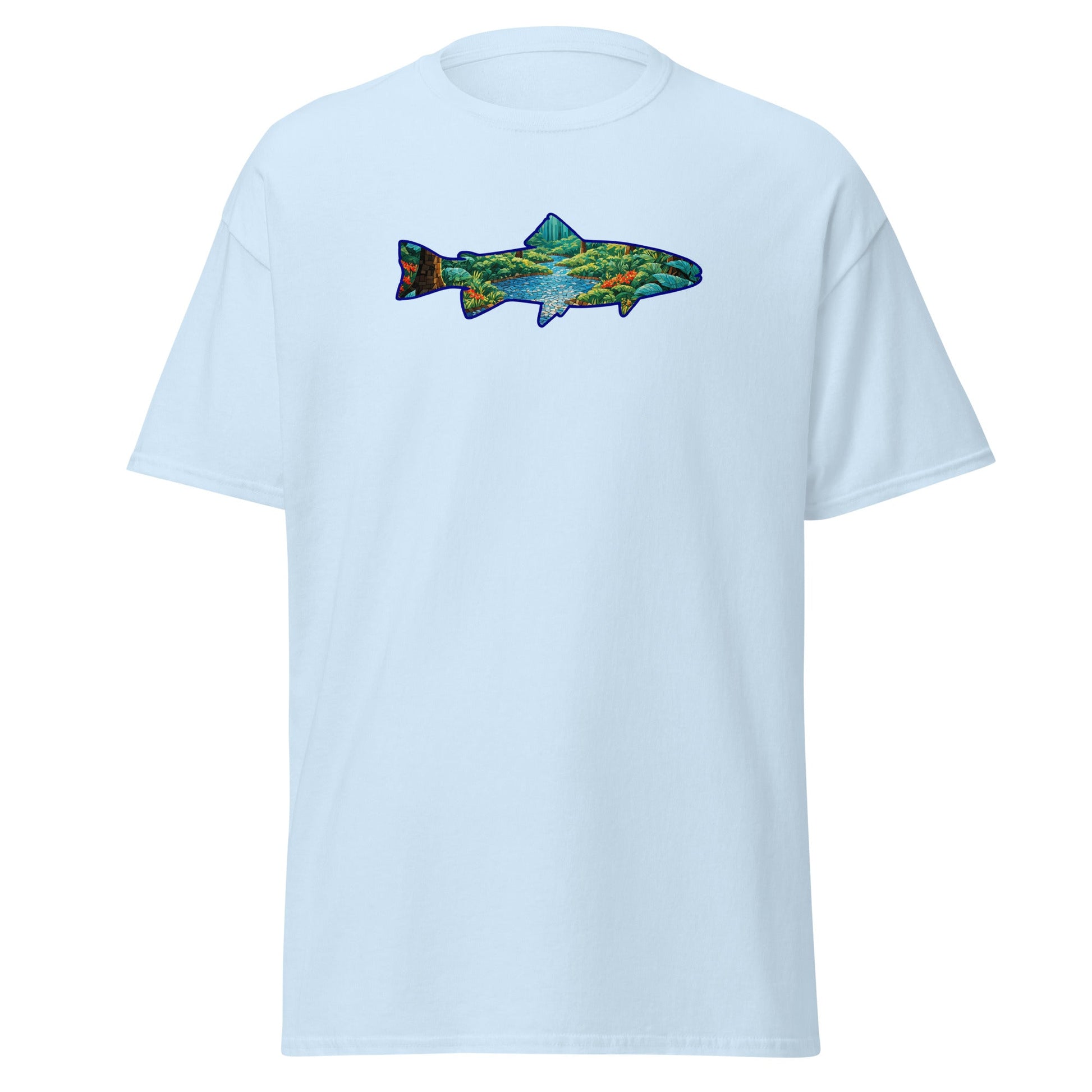 Mosaic Forest Trout Women's (Unisex) Classic Tee - Women's Shirts - Discovery Co.