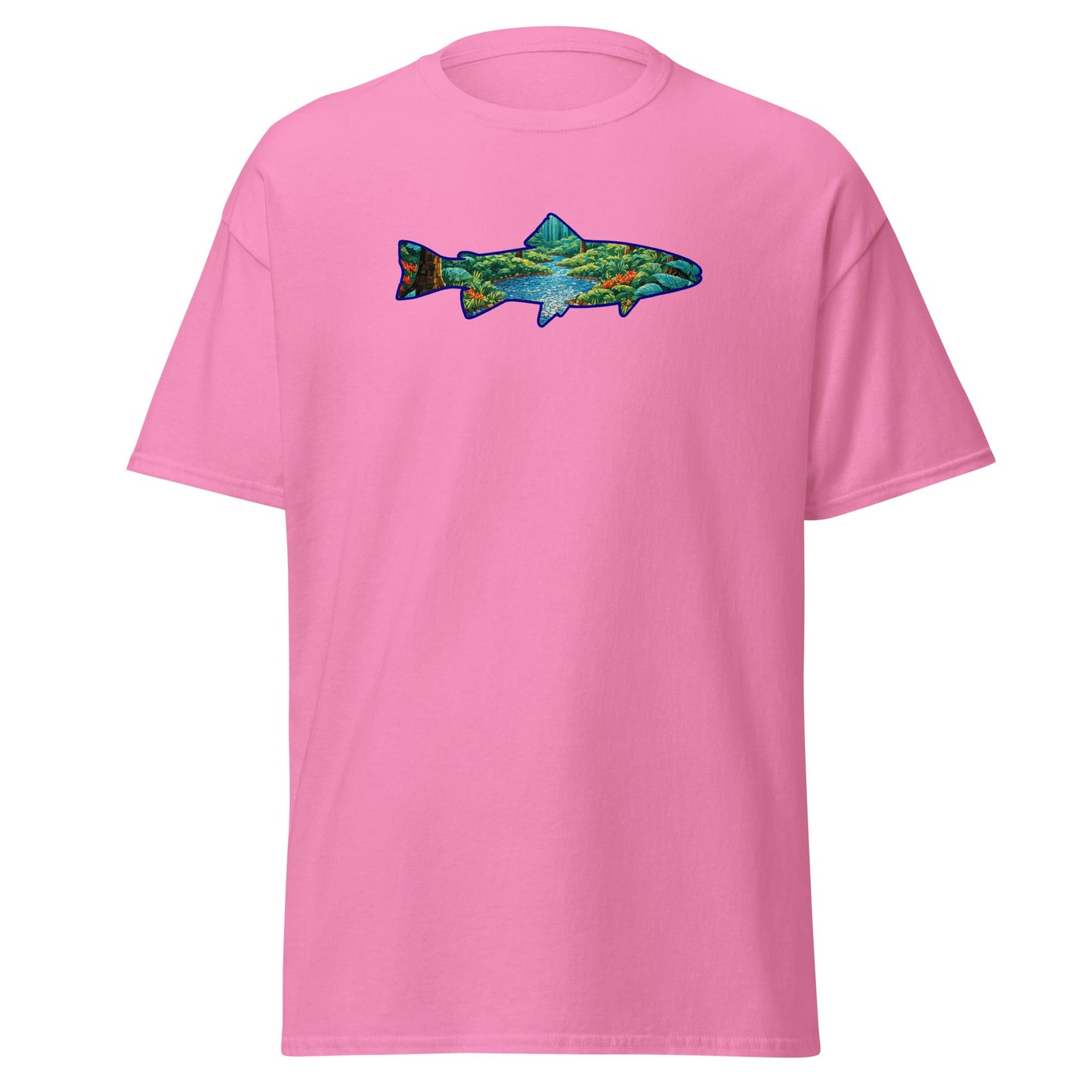 Mosaic Forest Trout Women's (Unisex) Classic Tee - Women's Shirts - Discovery Co.