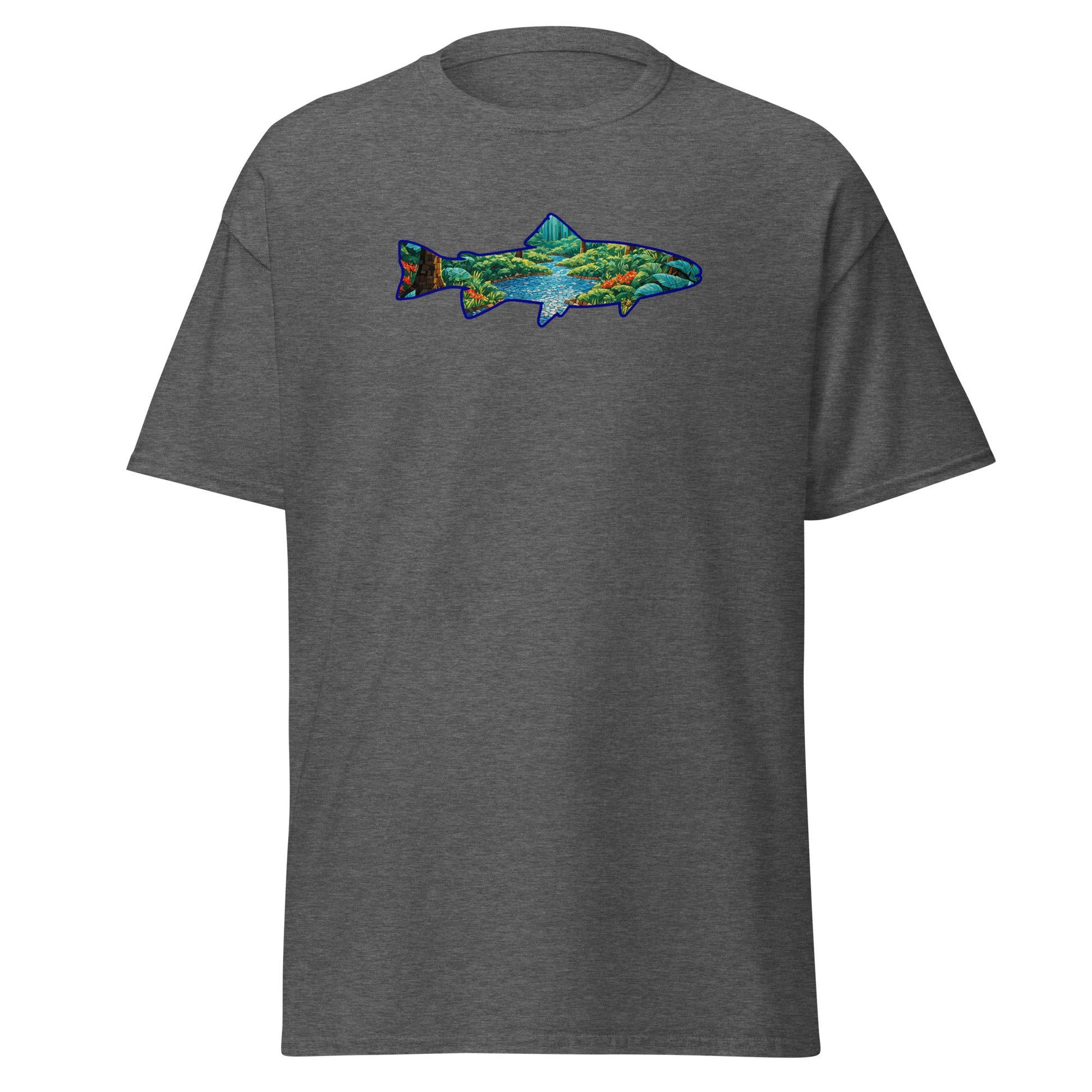 Mosaic Forest Trout Women's (Unisex) Classic Tee - Women's Shirts - Discovery Co.