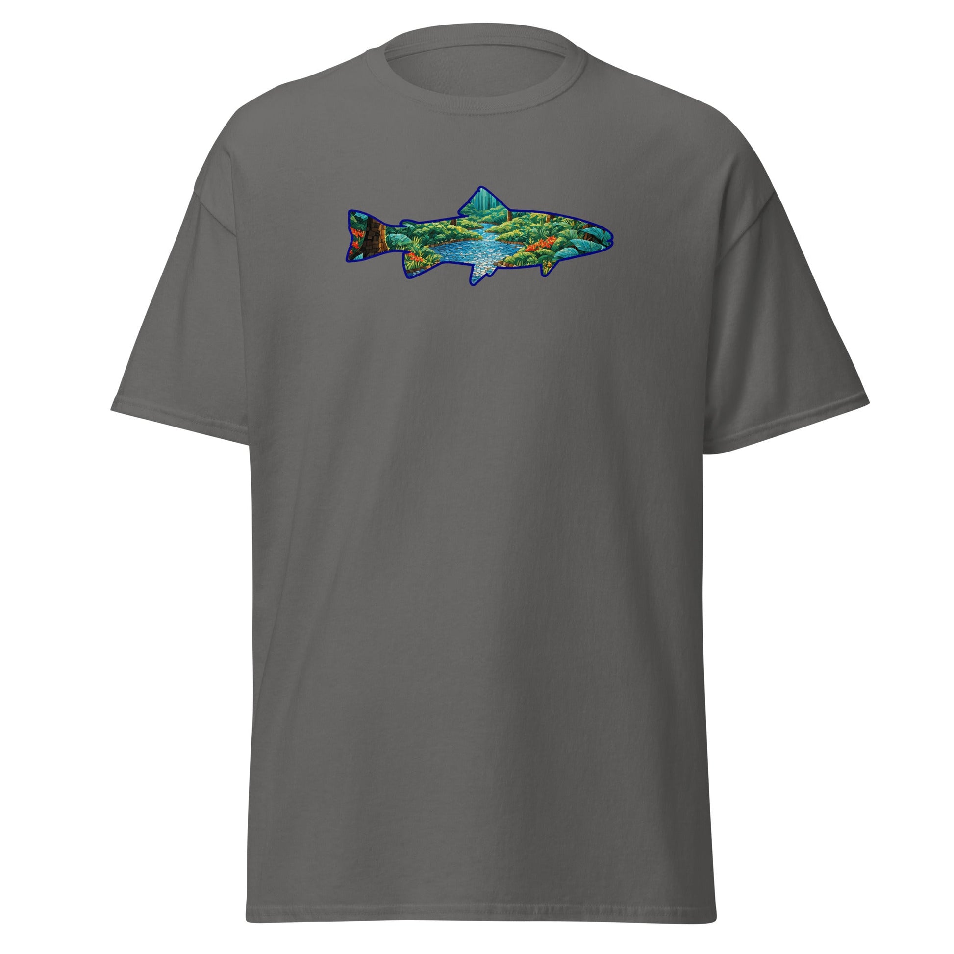 Mosaic Forest Trout Women's (Unisex) Classic Tee - Women's Shirts - Discovery Co.