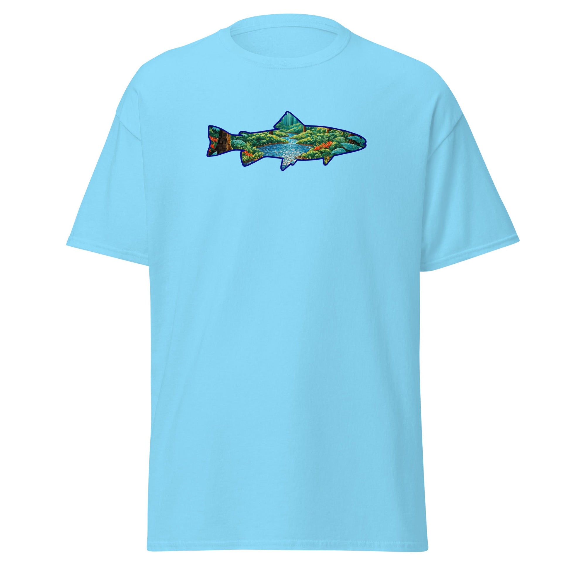 Mosaic Forest Trout Women's (Unisex) Classic Tee - Women's Shirts - Discovery Co.