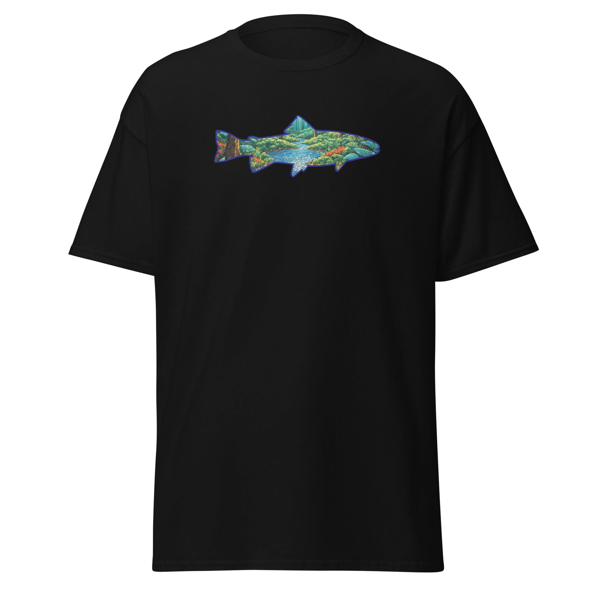 Mosaic Forest Trout Women's (Unisex) Classic Tee - Women's Shirts - Discovery Co.