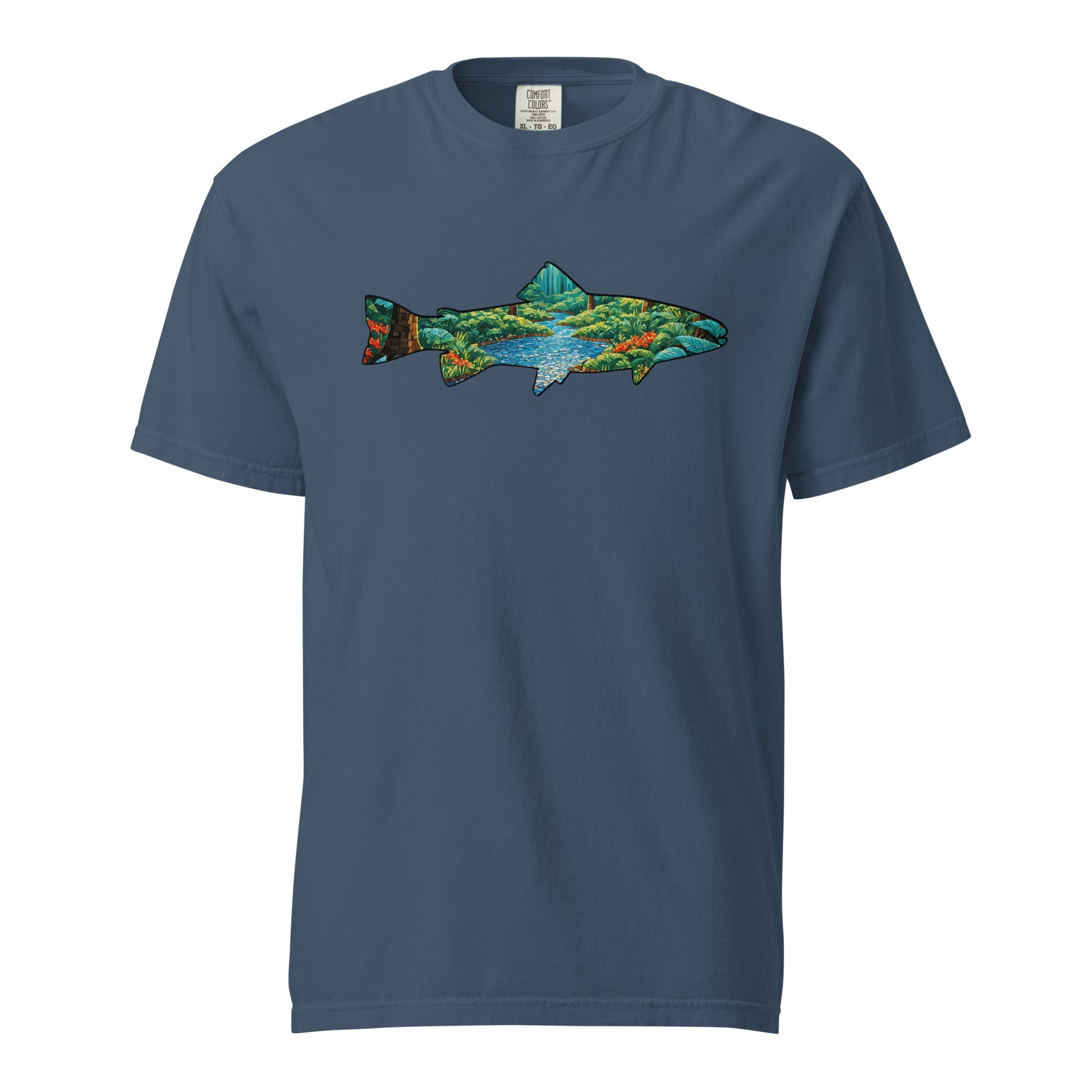 Mosaic Forest Trout Women's (Unisex) Premium Tee - Women's Shirts - Discovery Co.