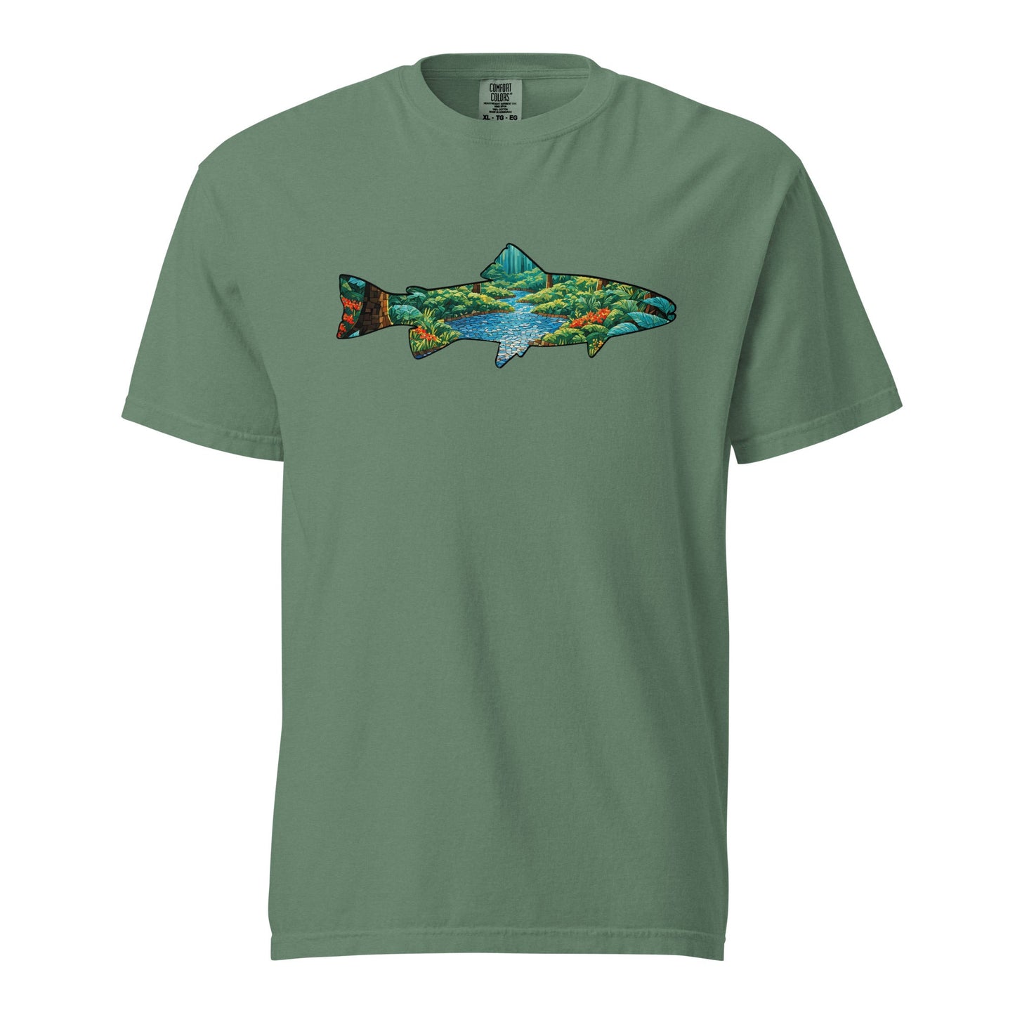 Mosaic Forest Trout Women's (Unisex) Premium Tee - Women's Shirts - Discovery Co.