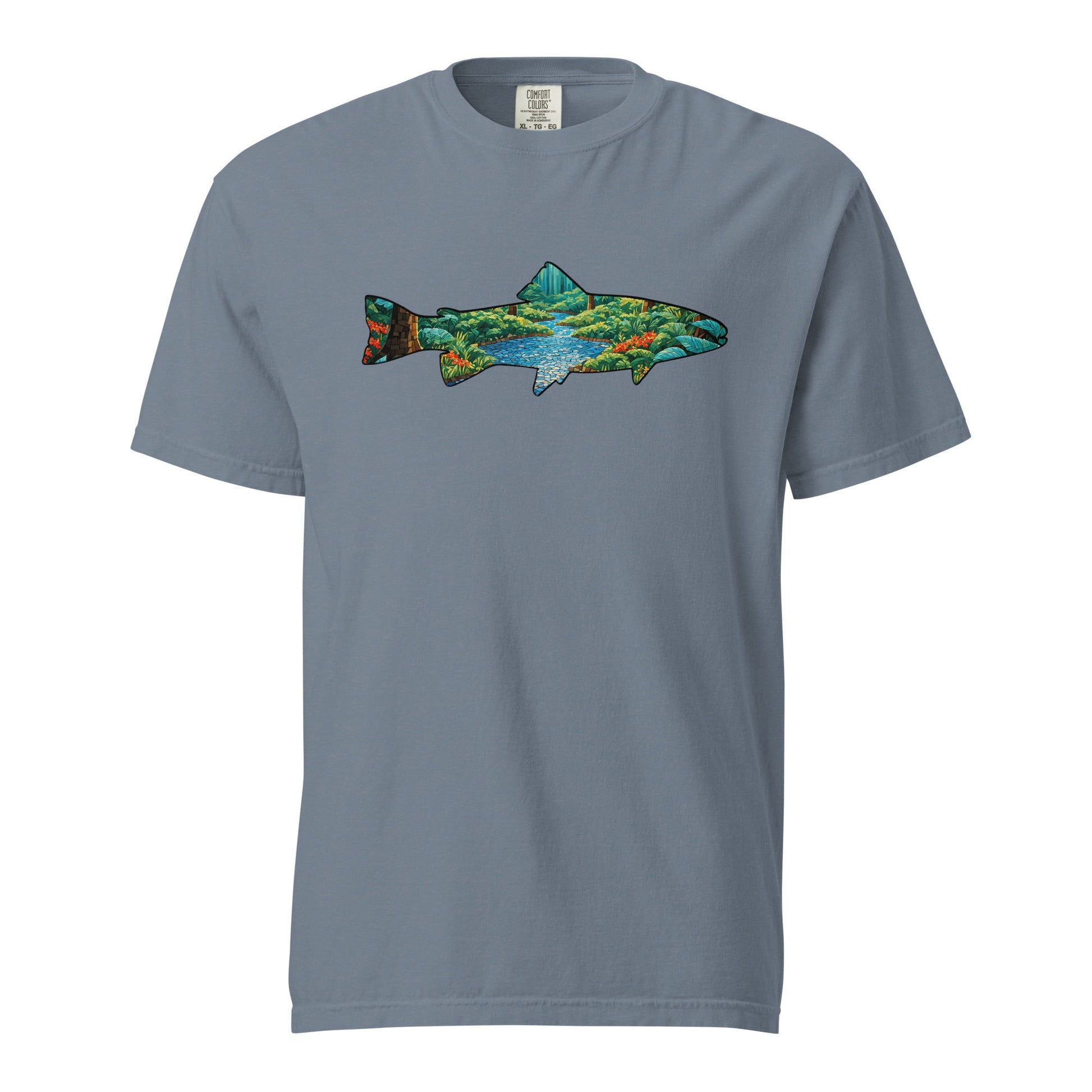Mosaic Forest Trout Women's (Unisex) Premium Tee - Women's Shirts - Discovery Co.