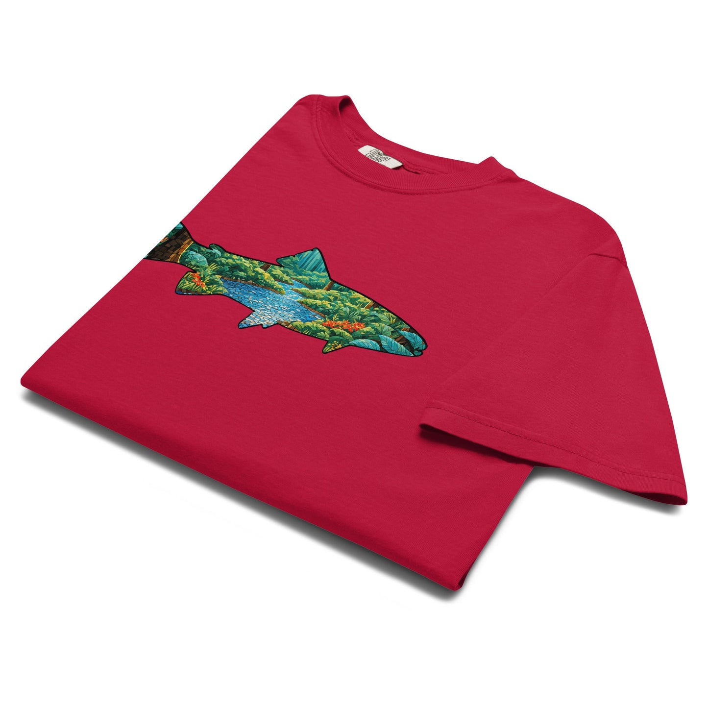 Mosaic Forest Trout Women's (Unisex) Premium Tee - Women's Shirts - Discovery Co.