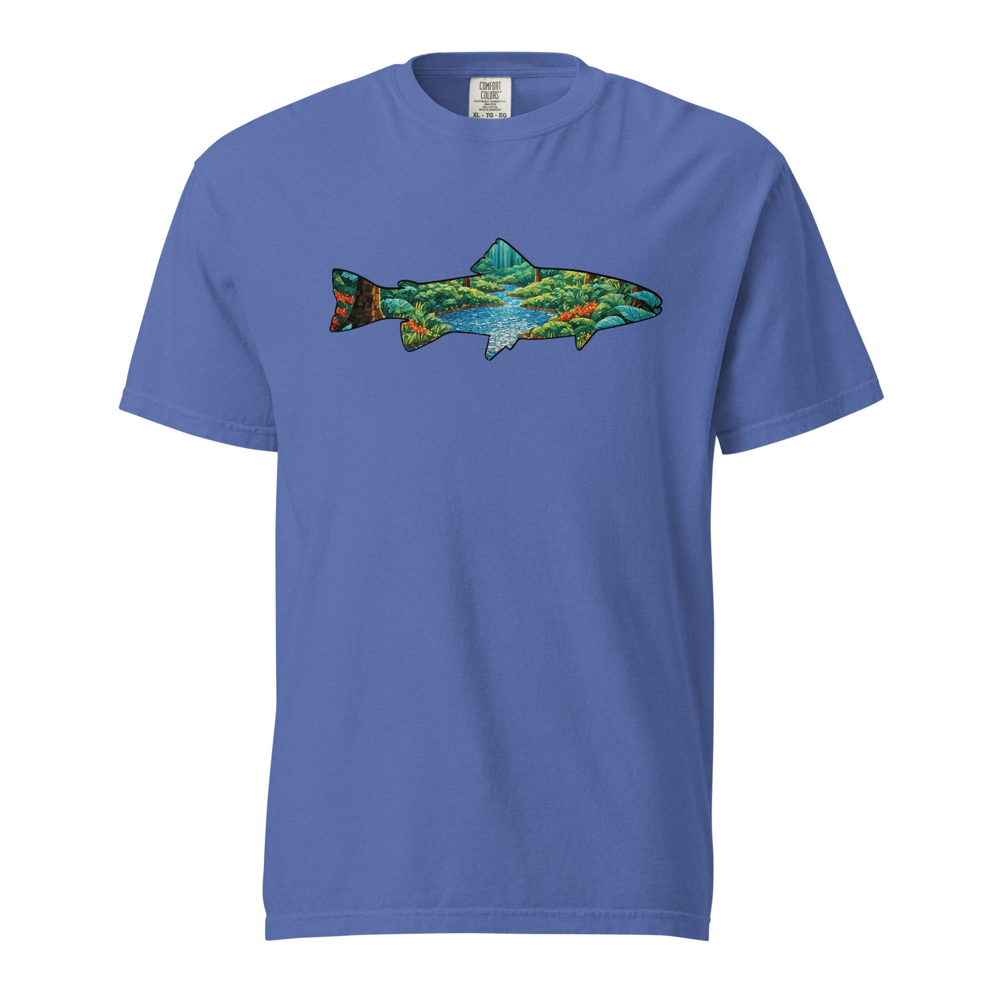 Mosaic Forest Trout Women's (Unisex) Premium Tee - Women's Shirts - Discovery Co.