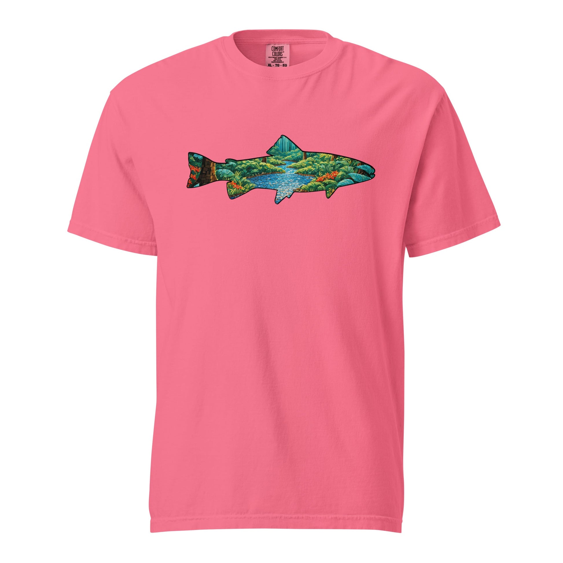 Mosaic Forest Trout Women's (Unisex) Premium Tee - Women's Shirts - Discovery Co.