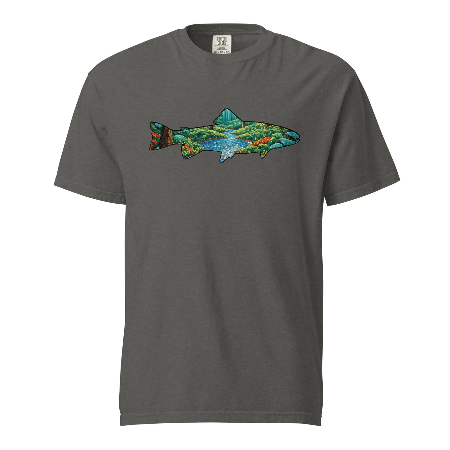Mosaic Forest Trout Women's (Unisex) Premium Tee - Women's Shirts - Discovery Co.