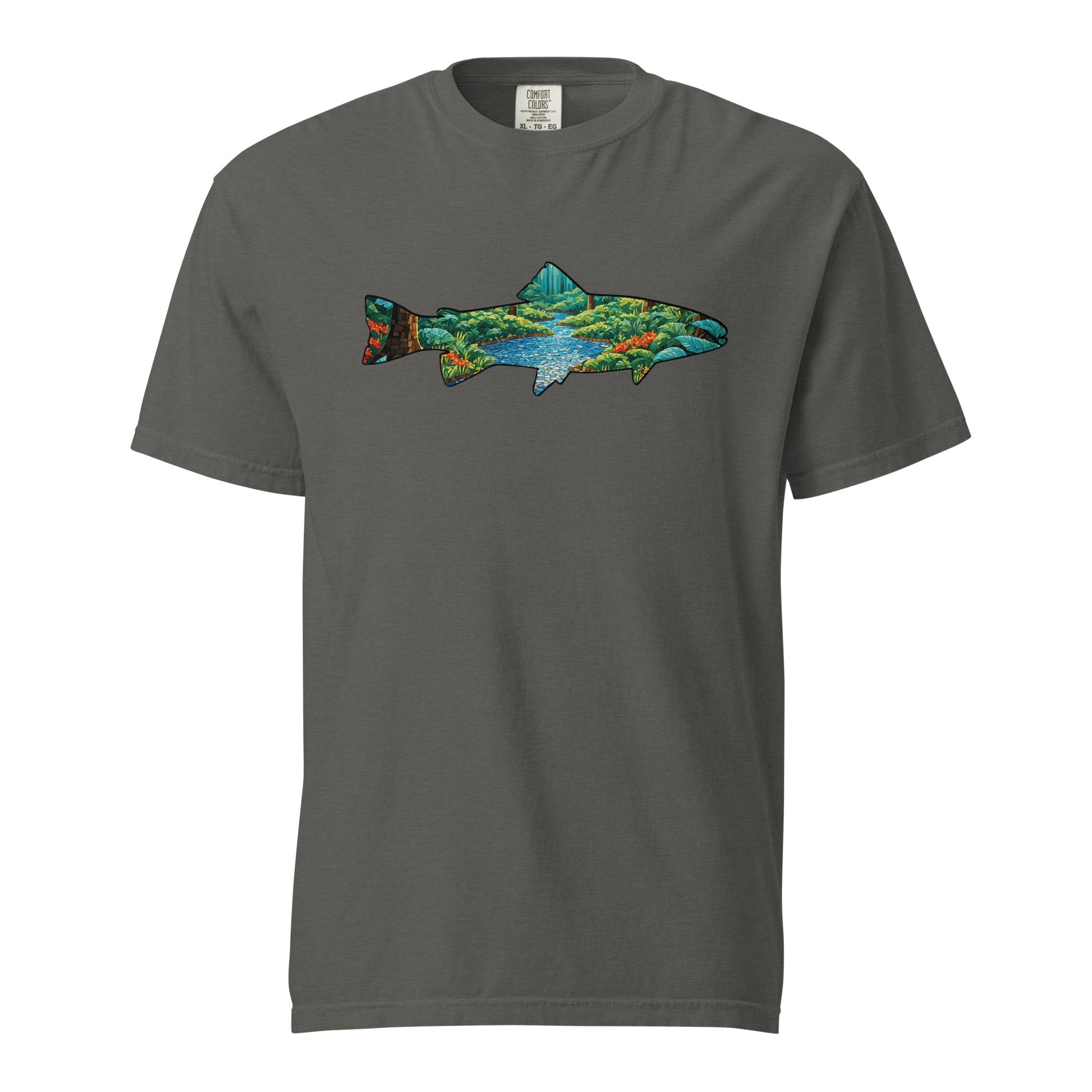 Mosaic Forest Trout Women's (Unisex) Premium Tee - Women's Shirts - Discovery Co.