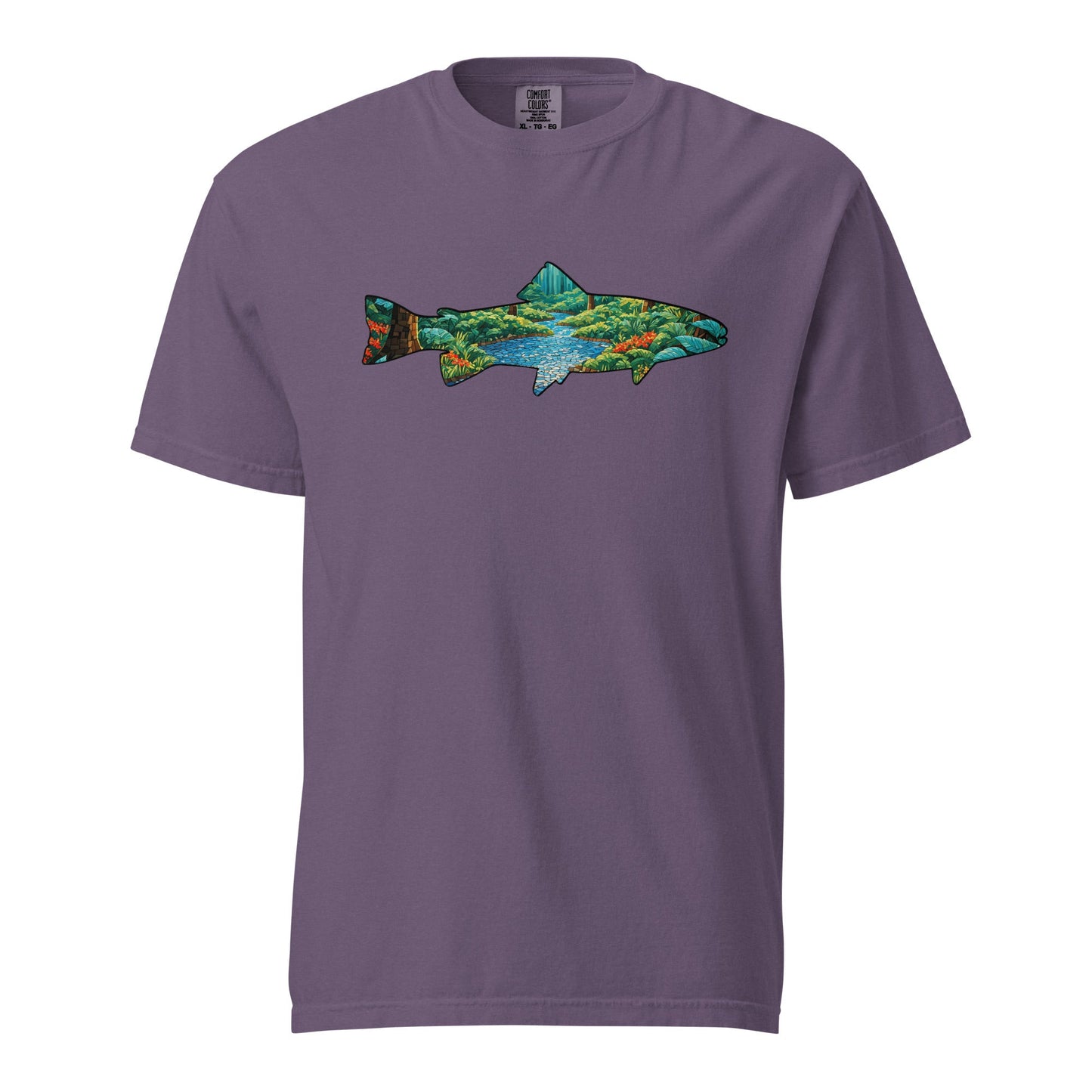 Mosaic Forest Trout Women's (Unisex) Premium Tee - Women's Shirts - Discovery Co.