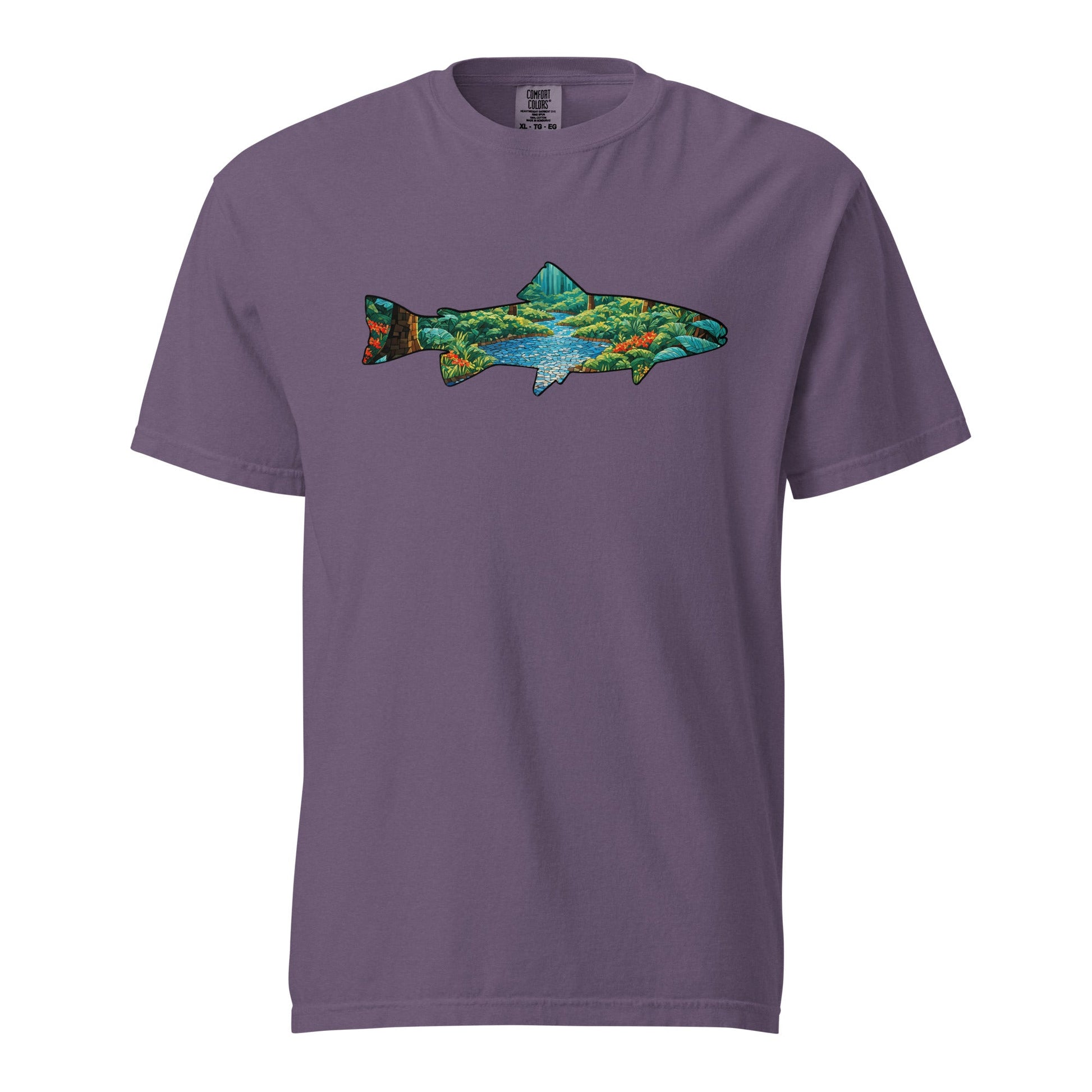 Mosaic Forest Trout Women's (Unisex) Premium Tee - Women's Shirts - Discovery Co.