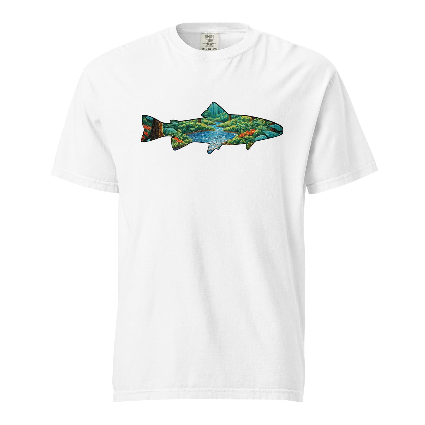 Mosaic Forest Trout Women's (Unisex) Premium Tee - Women's Shirts - Discovery Co.