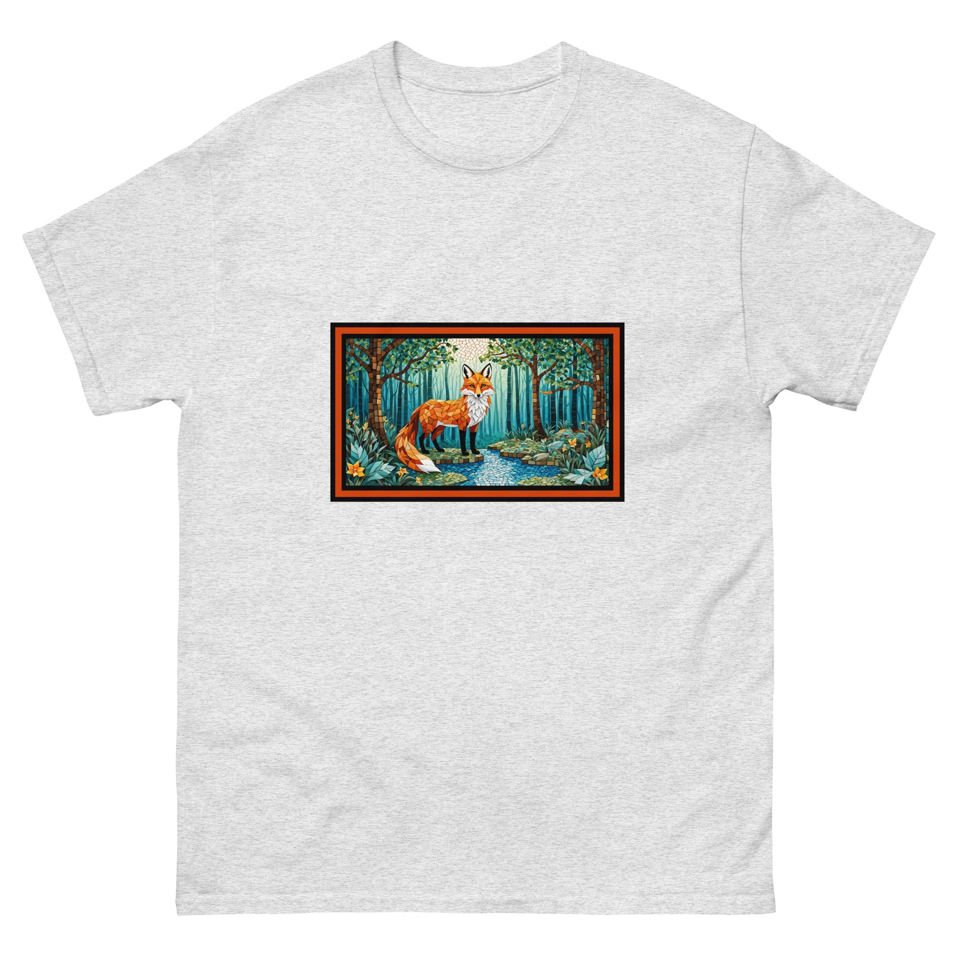 Mosaic Fox By The River Men's Classic Tee - Men's Shirts - Discovery Co.