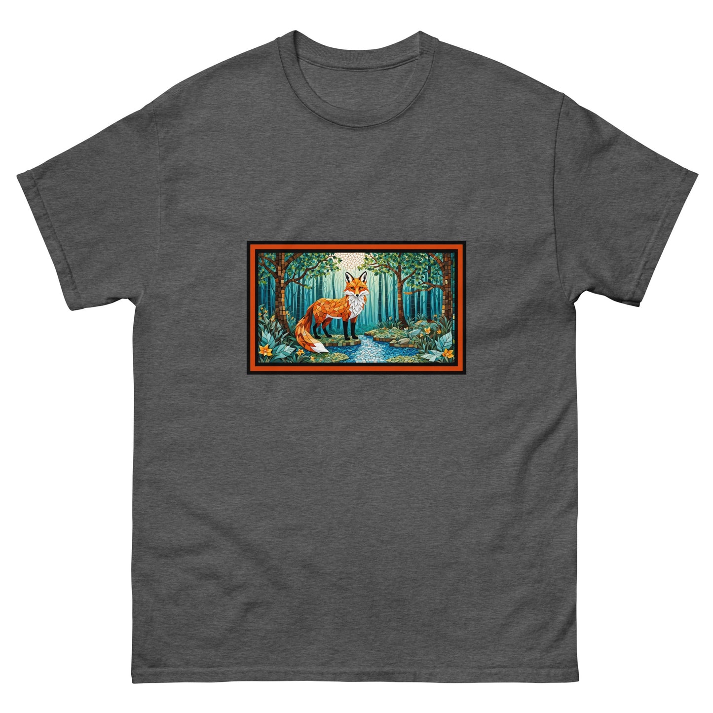 Mosaic Fox By The River Men's Classic Tee - Men's Shirts - Discovery Co.