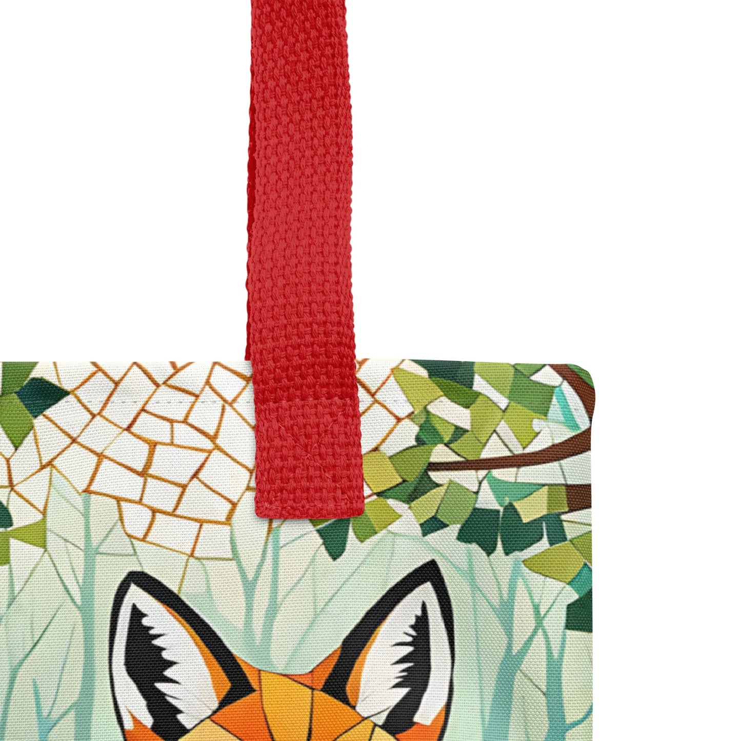 Mosaic Fox By The River Tote Bag - Tote Bags - Discovery Co.