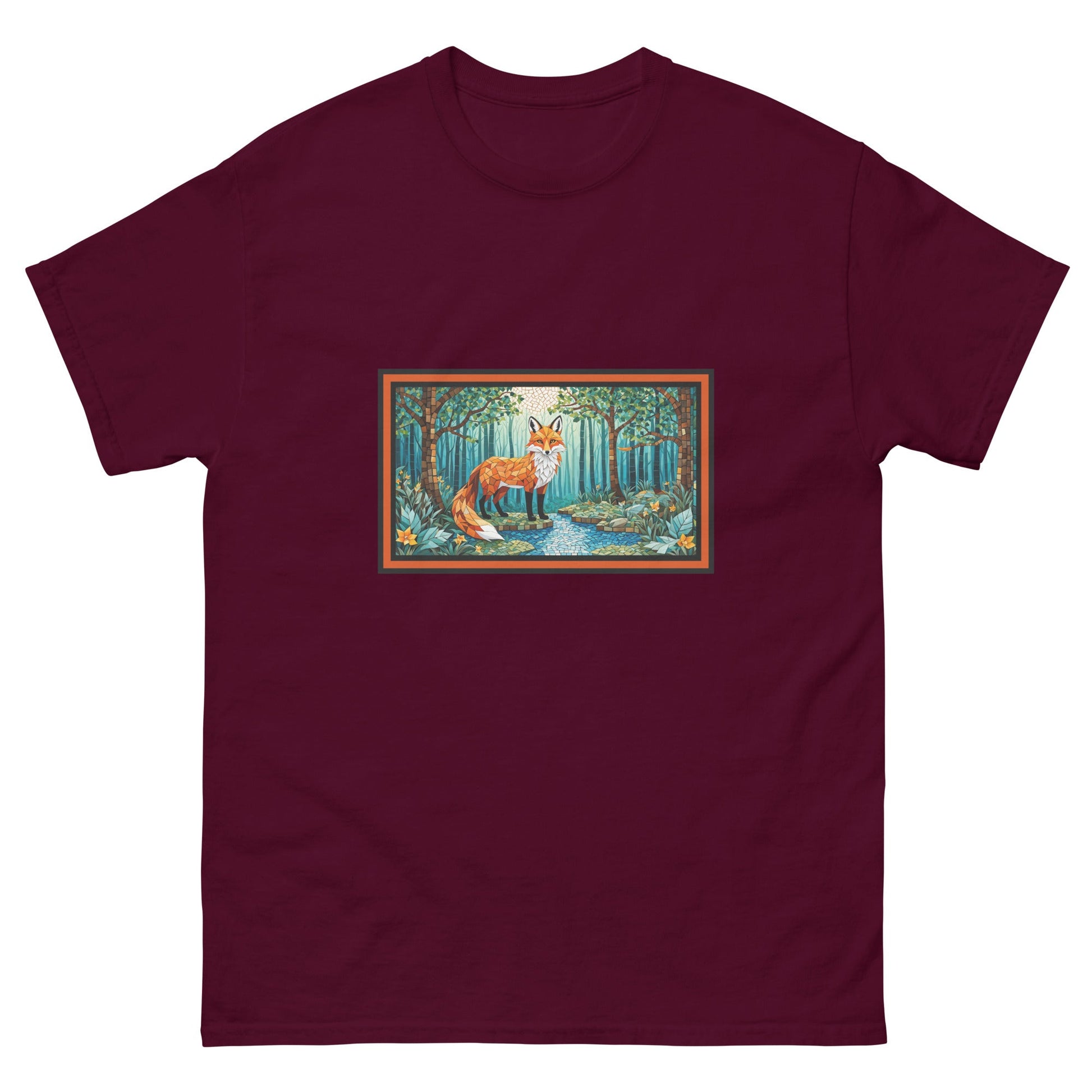 Mosaic Fox By The River Women's Classic Tee - Women's Shirts - Discovery Co.