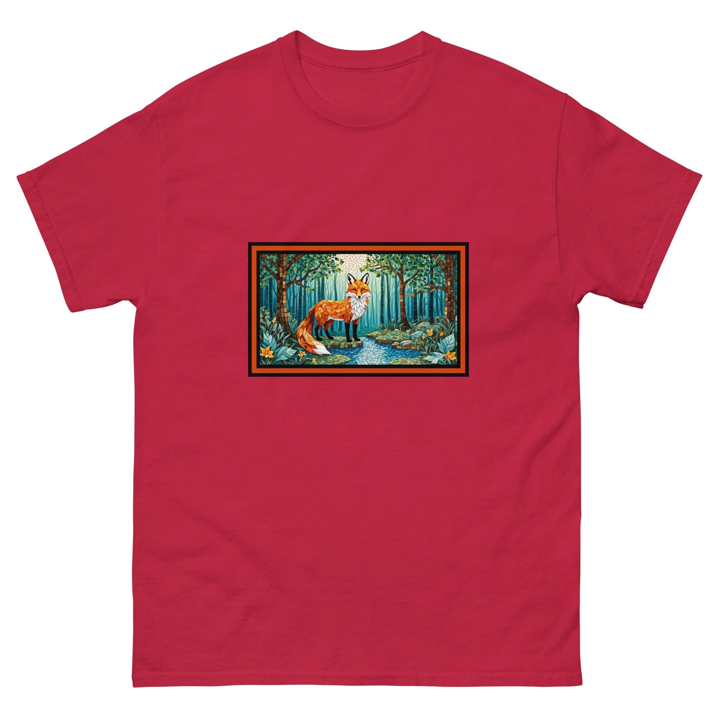 Mosaic Fox By The River Women's Classic Tee - Women's Shirts - Discovery Co.