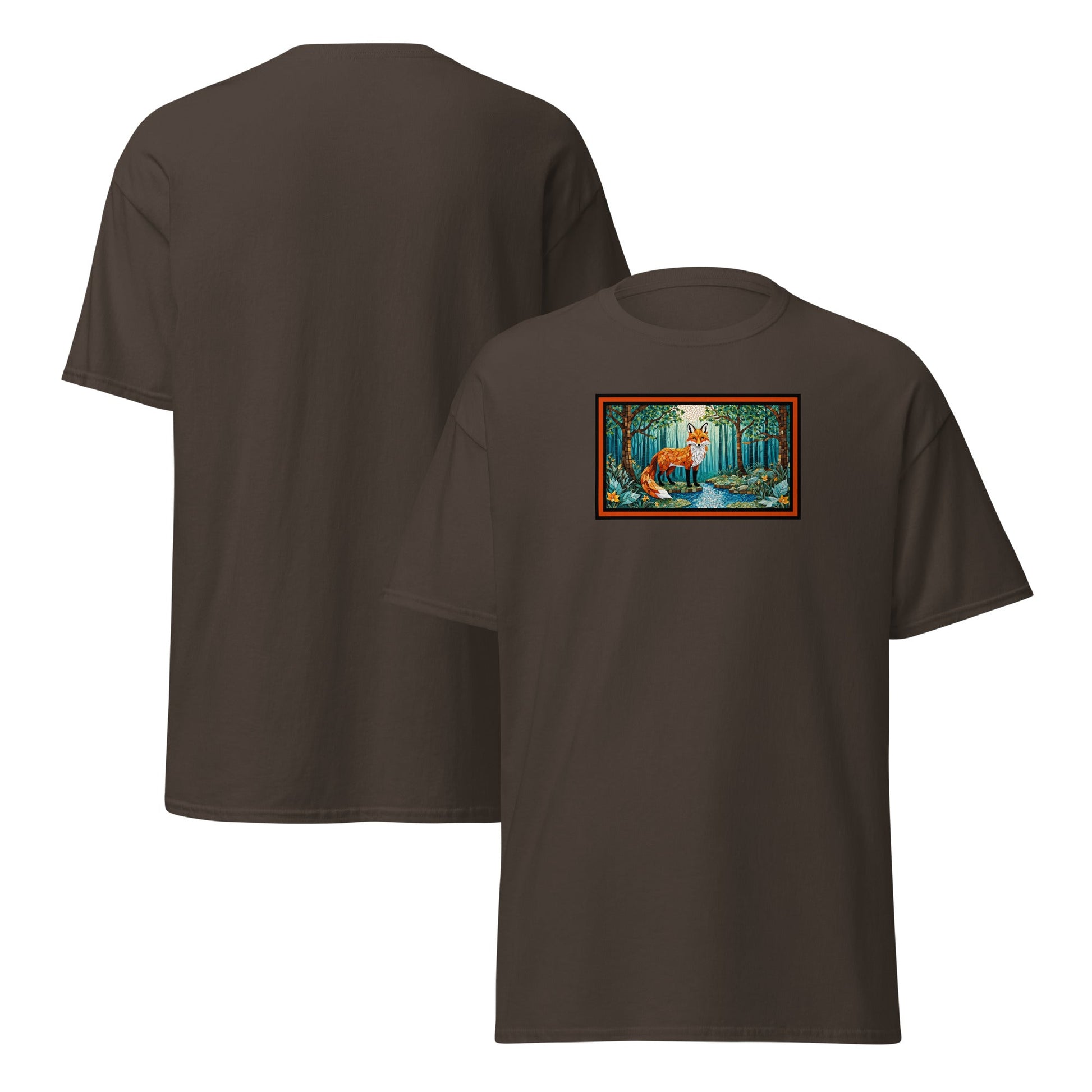 Mosaic Fox By The River Women's (Unisex) Classic Tee - Women's Shirts - Discovery Co.