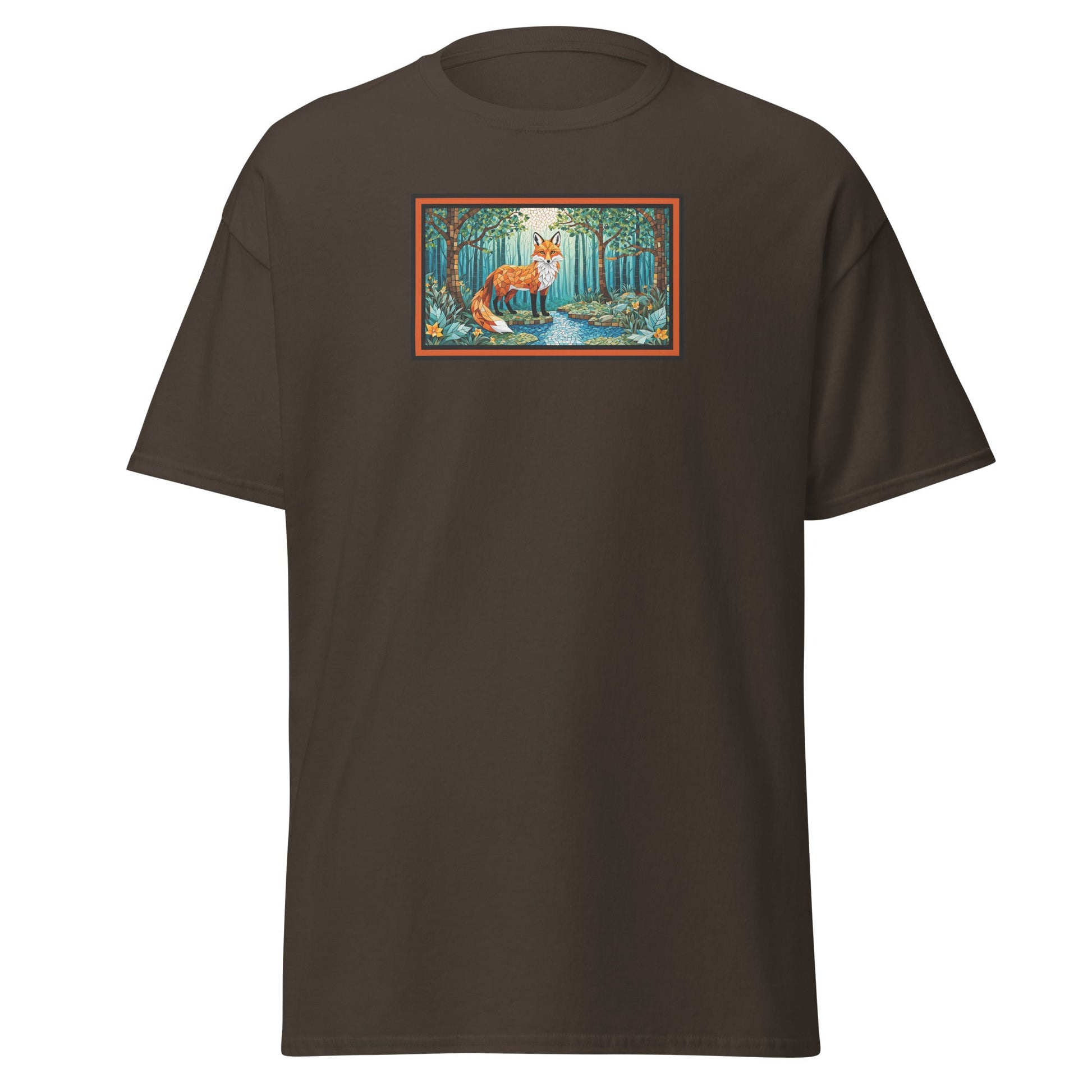 Mosaic Fox By The River Women's (Unisex) Classic Tee - Women's Shirts - Discovery Co.