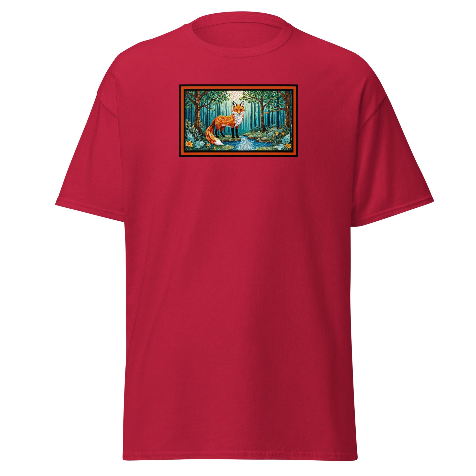 Mosaic Fox By The River Women's (Unisex) Classic Tee - Women's Shirts - Discovery Co.