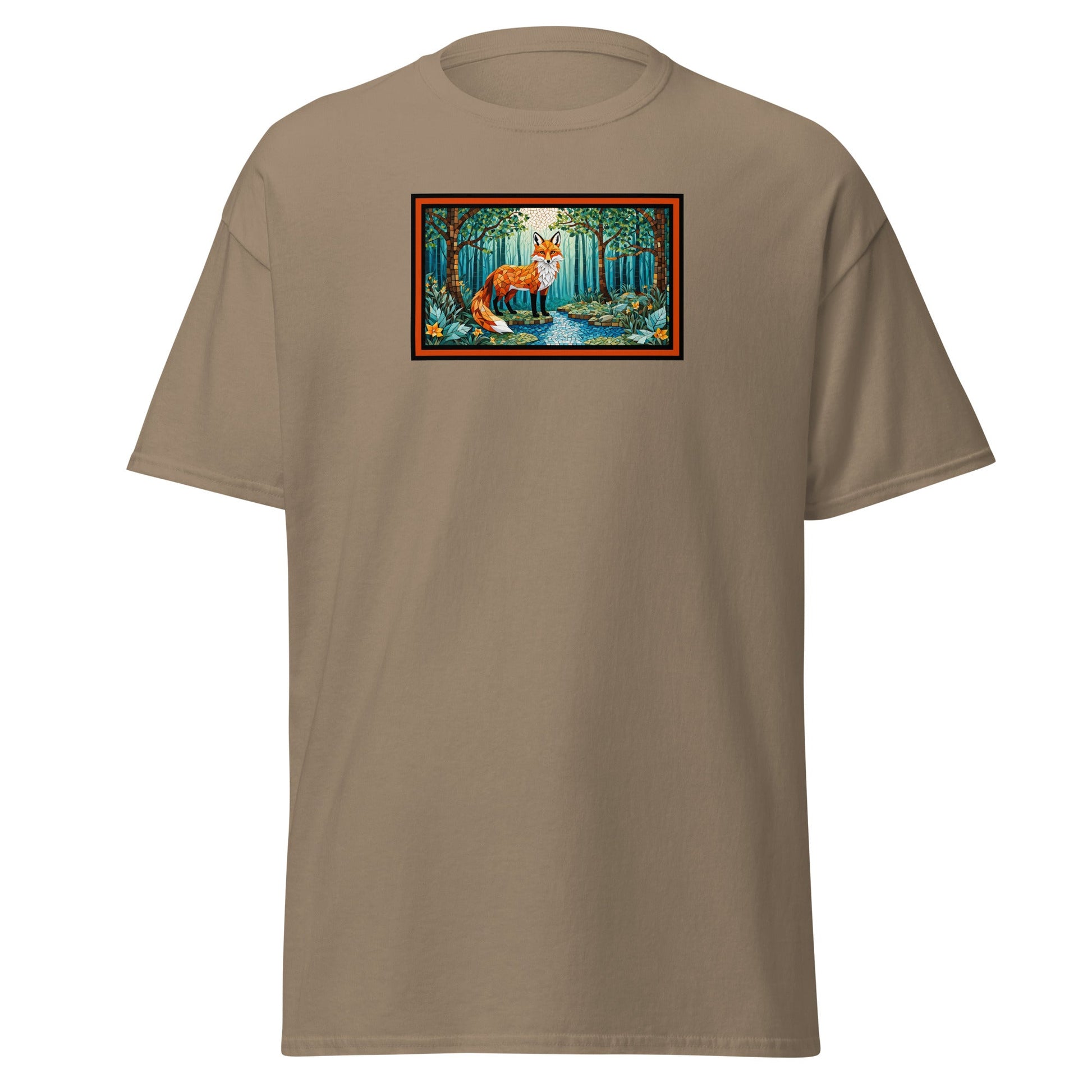 Mosaic Fox By The River Women's (Unisex) Classic Tee - Women's Shirts - Discovery Co.