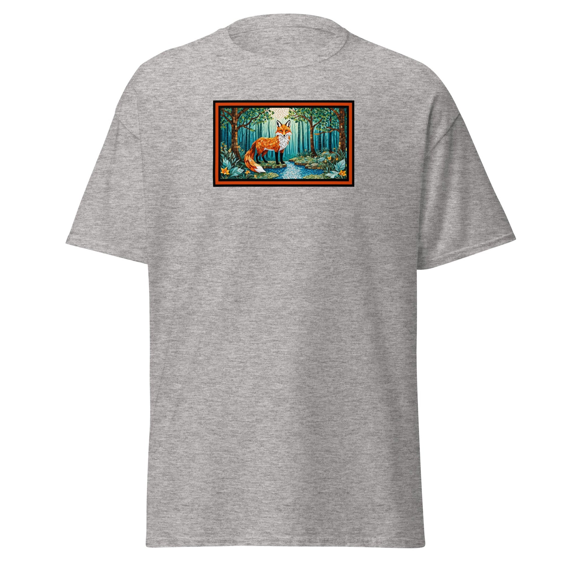 Mosaic Fox By The River Women's (Unisex) Classic Tee - Women's Shirts - Discovery Co.