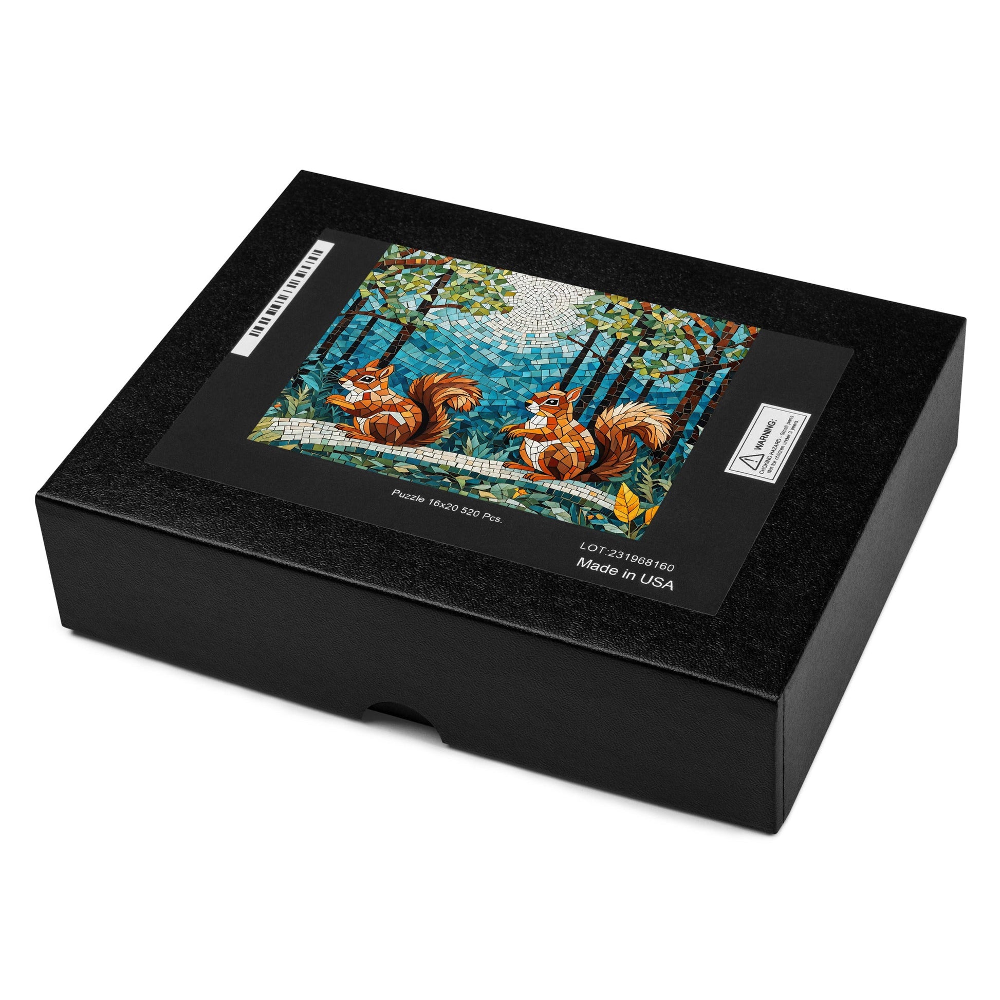 Mosaic Squirrels In The Forest Jigsaw Puzzle - Puzzle - Discovery Co.