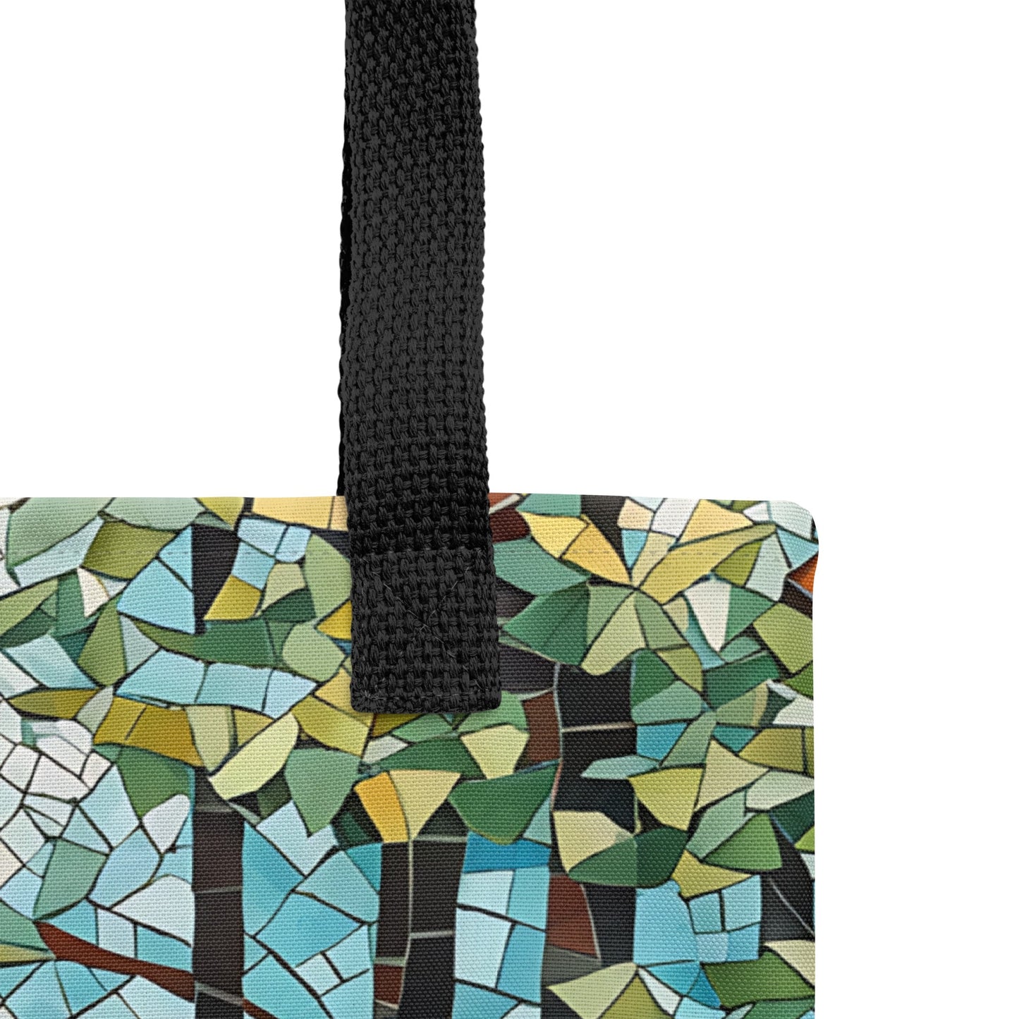 Mosaic Squirrels In The Forest Tote Bag - Tote Bags - Discovery Co.