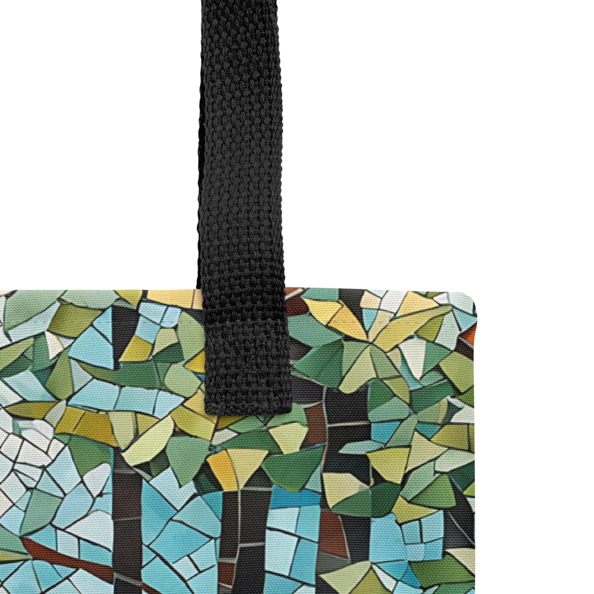 Mosaic Squirrels In The Forest Tote Bag - Tote Bags - Discovery Co.
