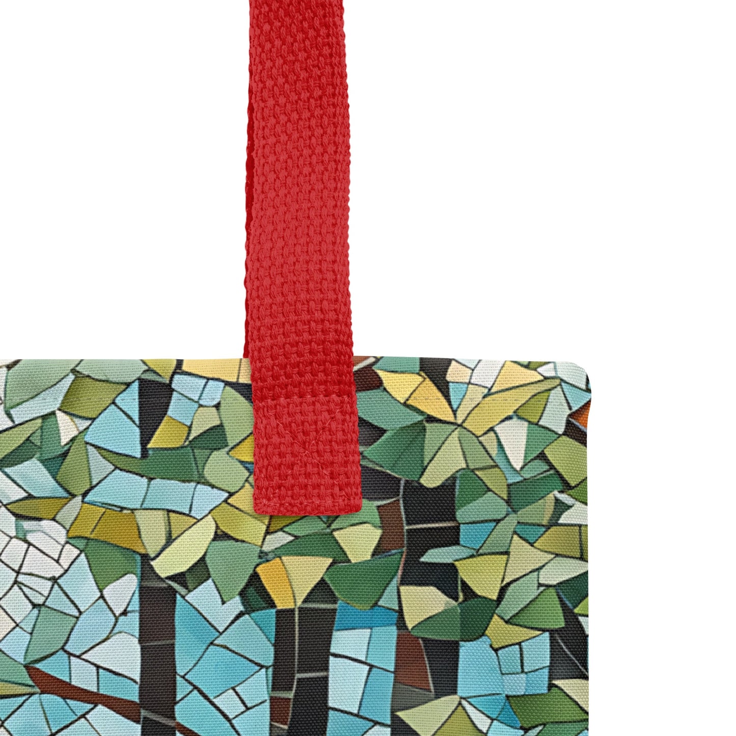 Mosaic Squirrels In The Forest Tote Bag - Tote Bags - Discovery Co.