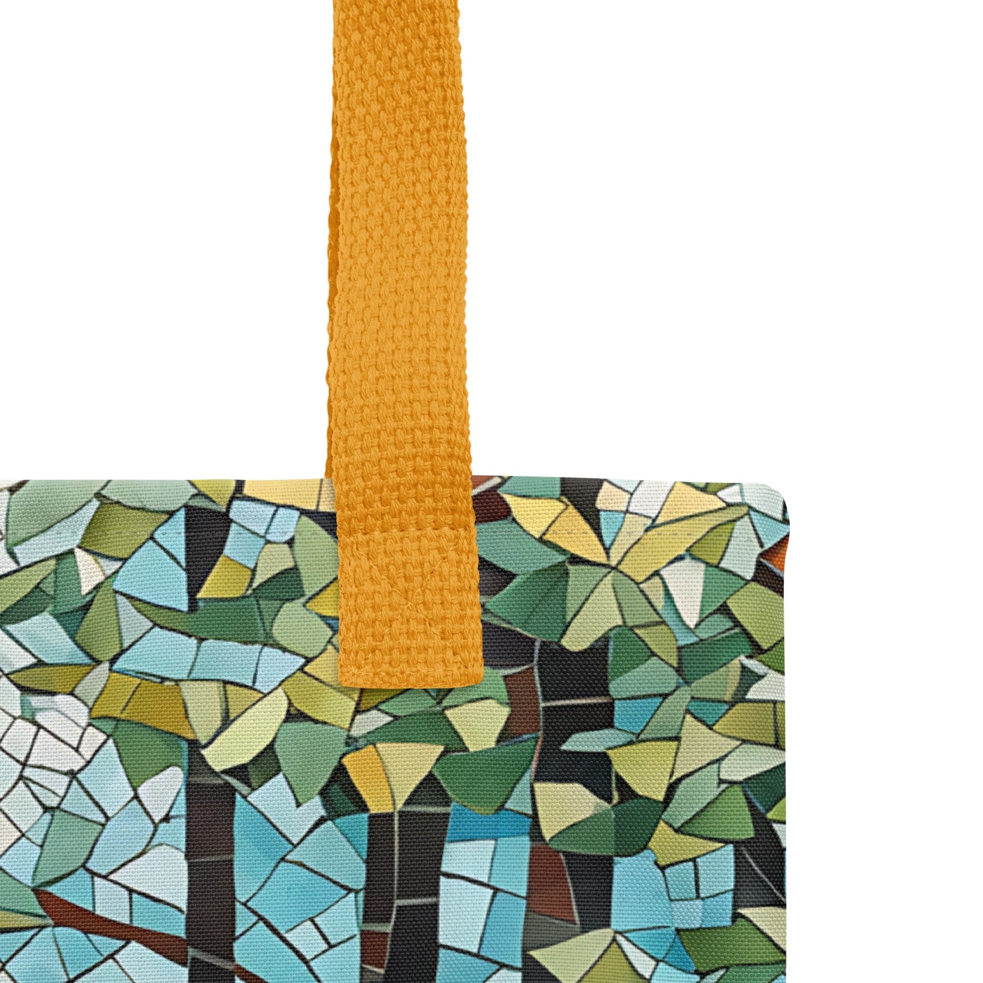Mosaic Squirrels In The Forest Tote Bag - Tote Bags - Discovery Co.