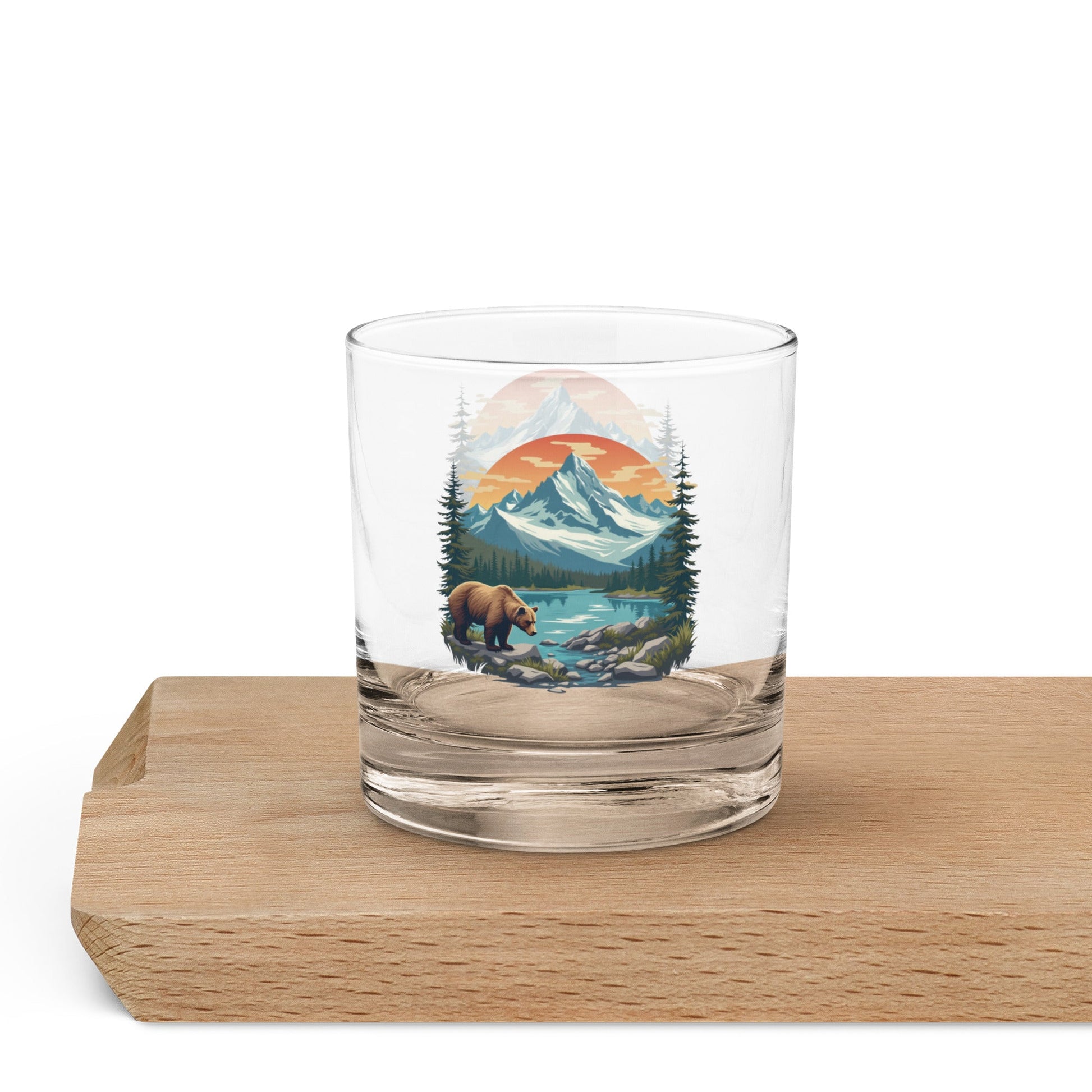 Mountain Bear Rocks Glass - Rocks Glass - Discovery Co.