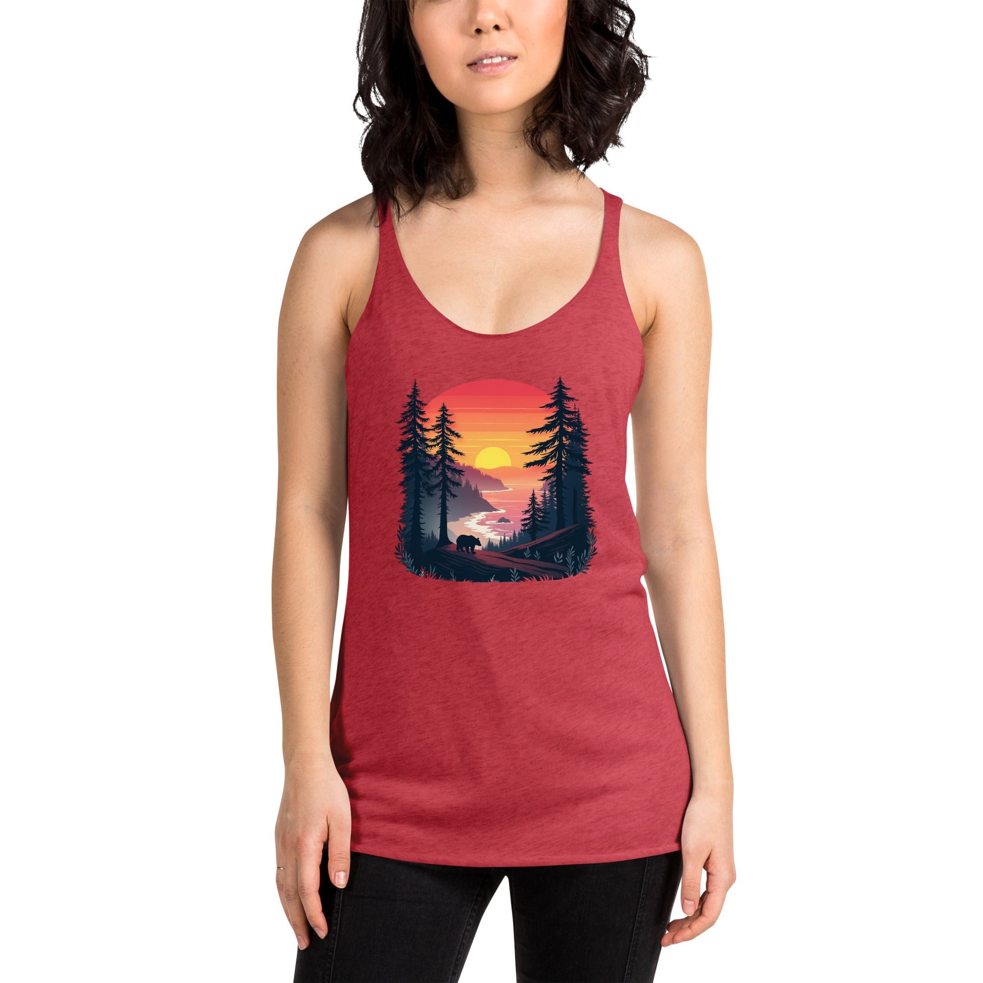 Mountain Bear Women's Racerback Tank - Women's Shirts - Discovery Co.