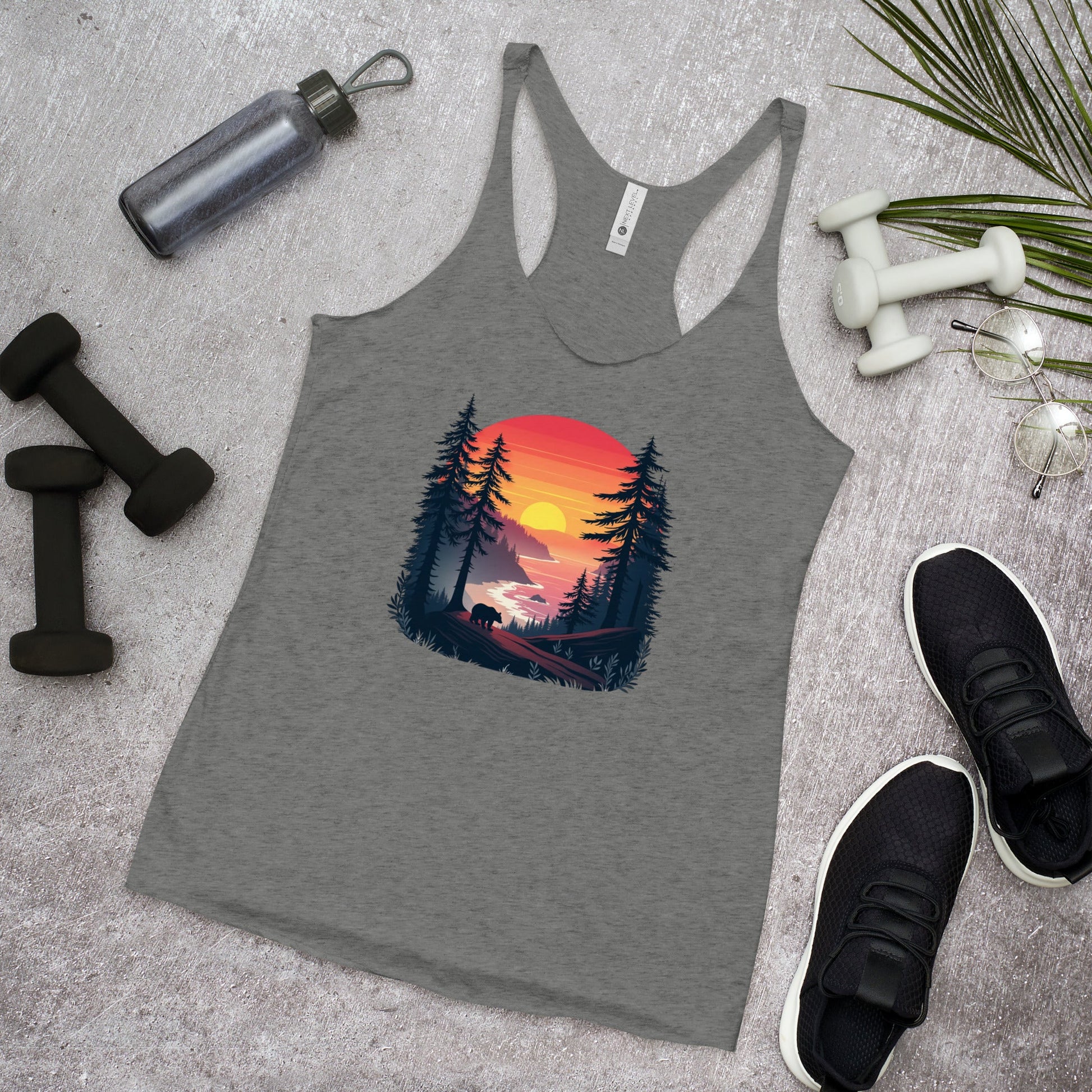 Mountain Bear Women's Racerback Tank - Women's Shirts - Discovery Co.